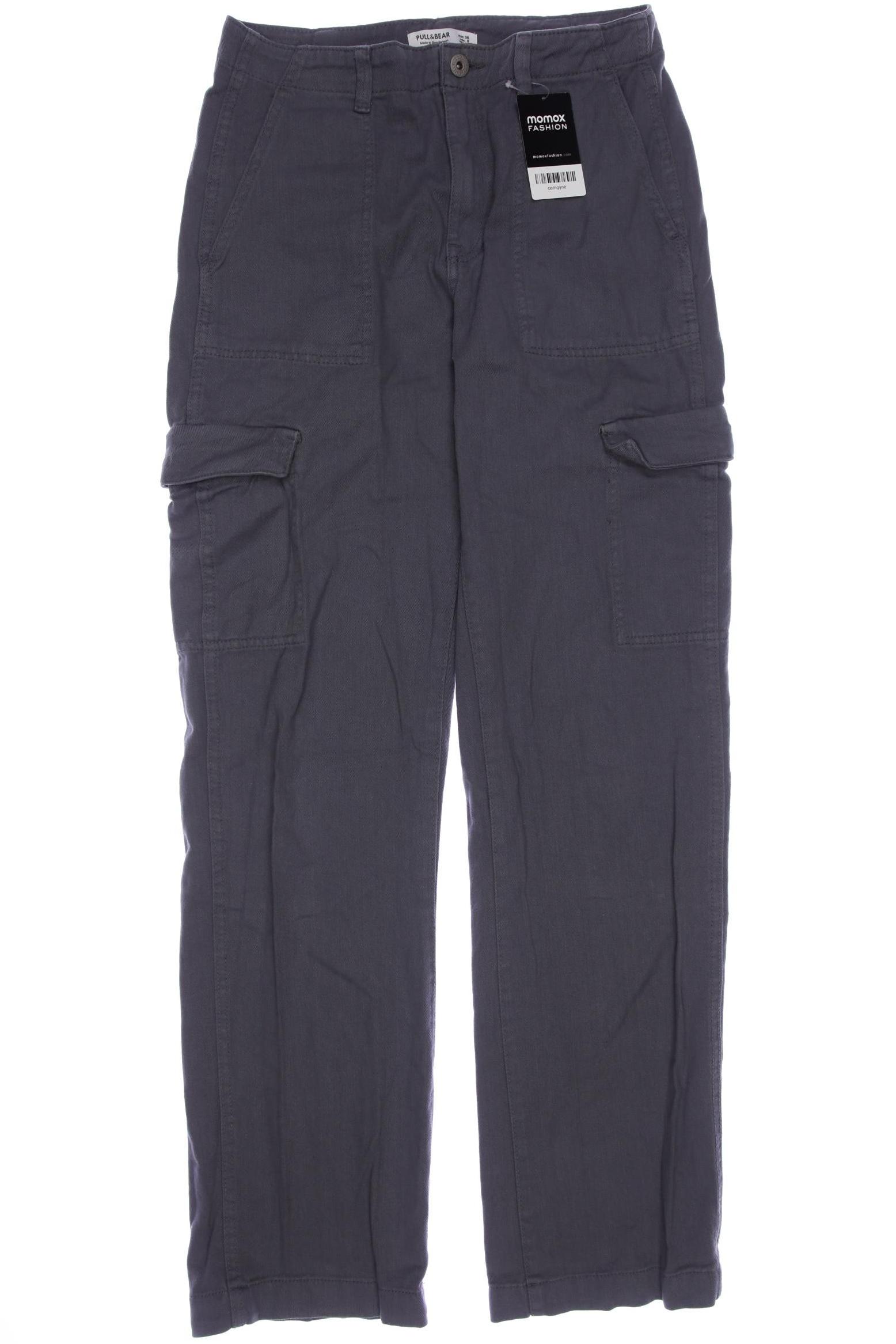 

Pull & Bear Damen Stoffhose, grau, Gr. 38