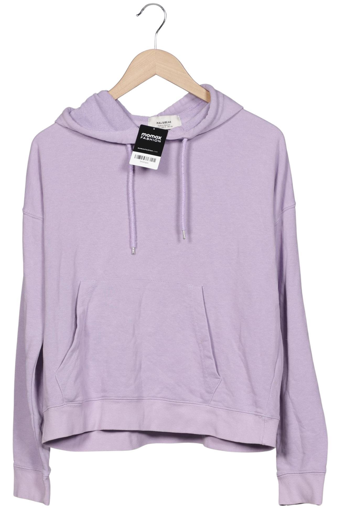 

Pull & Bear Damen Kapuzenpullover, flieder, Gr. 36