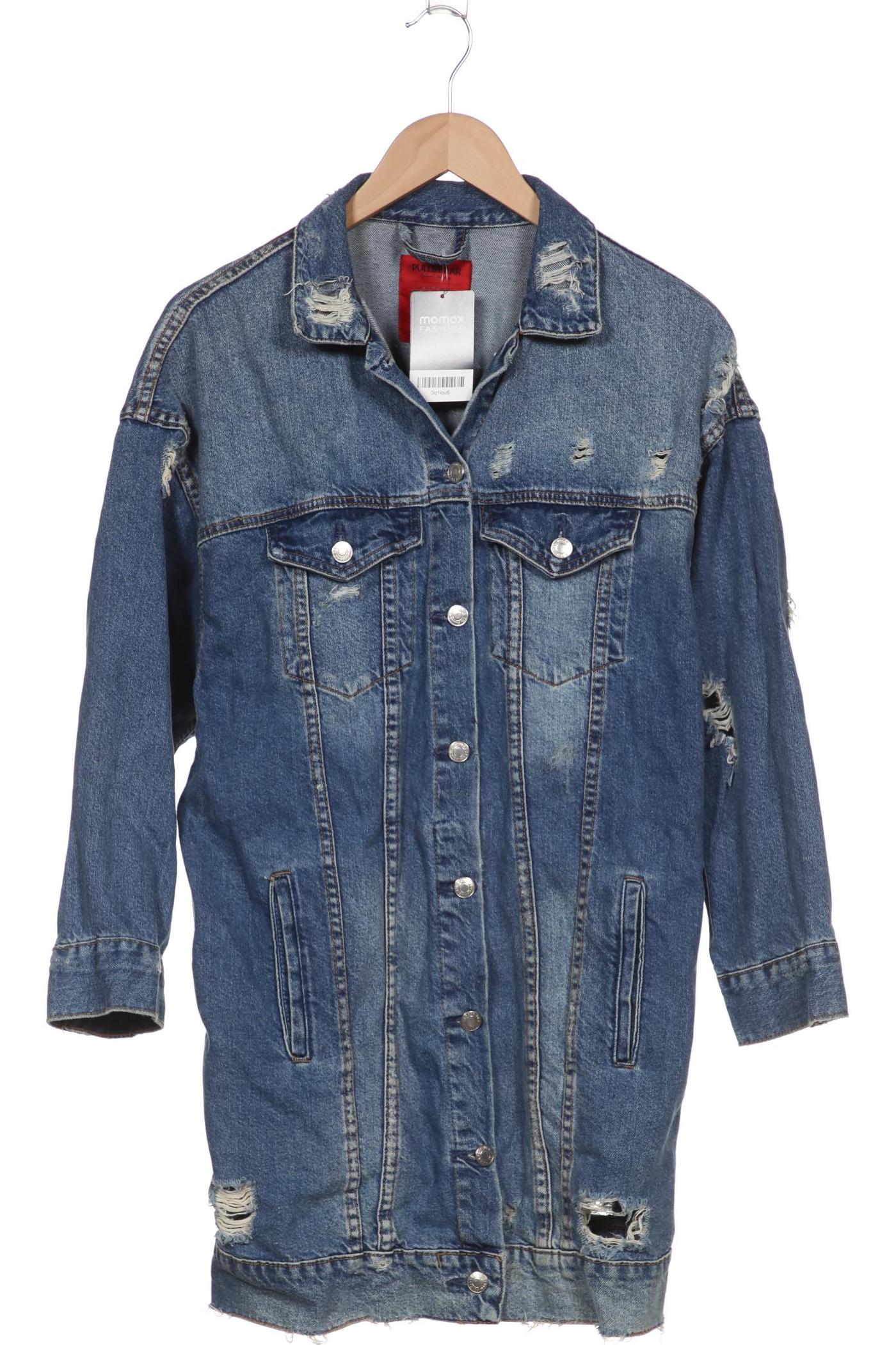 

Pull & Bear Damen Mantel, blau, Gr. 36