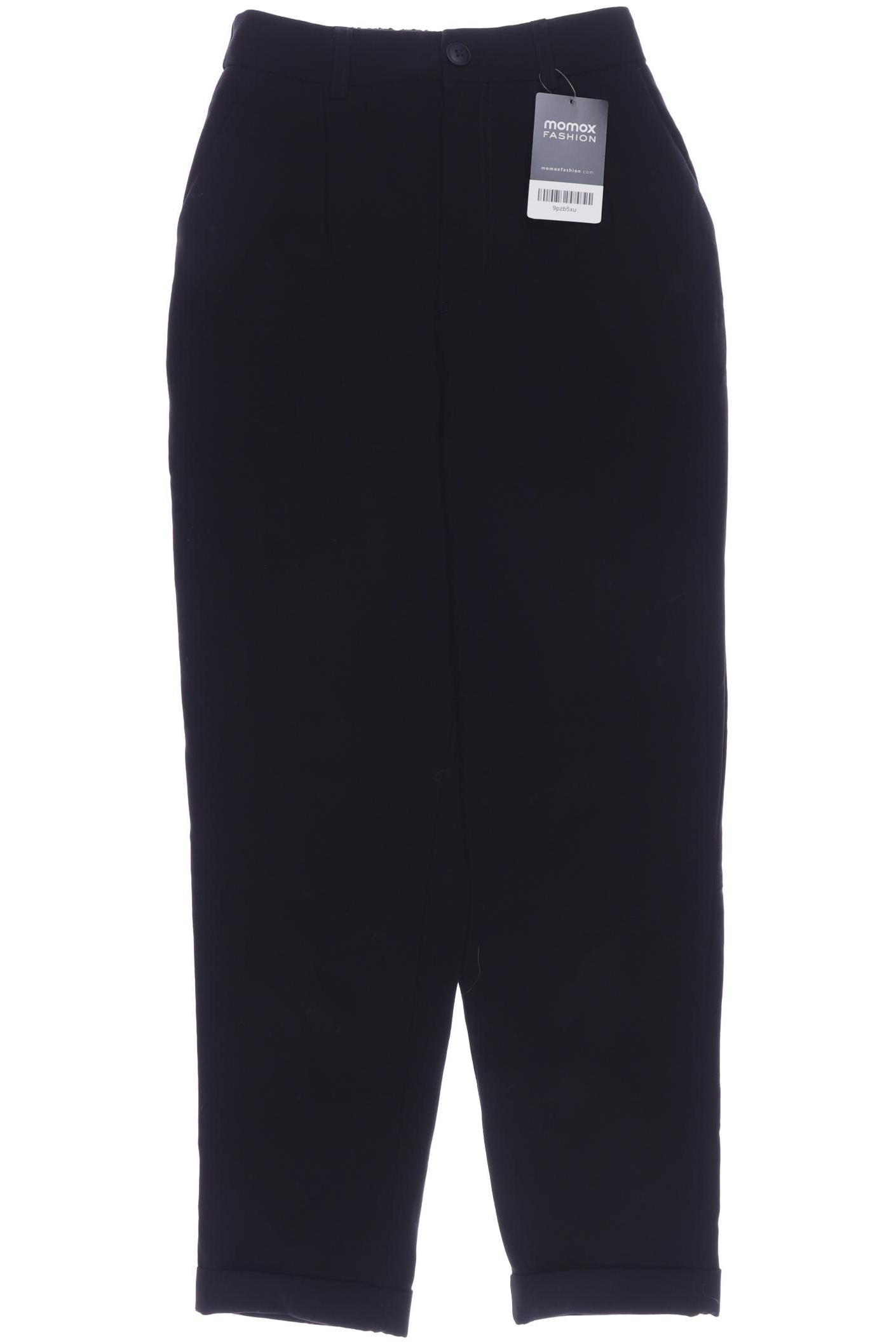 

Pull & Bear Damen Stoffhose, schwarz, Gr. 0