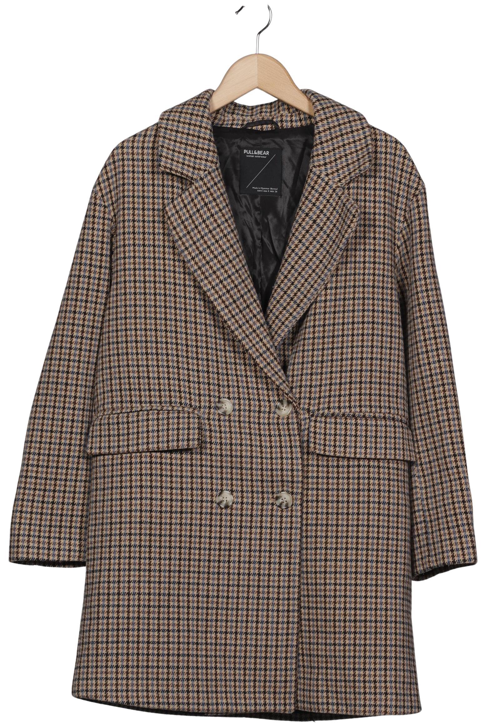 

Pull & Bear Damen Mantel, mehrfarbig, Gr. 36