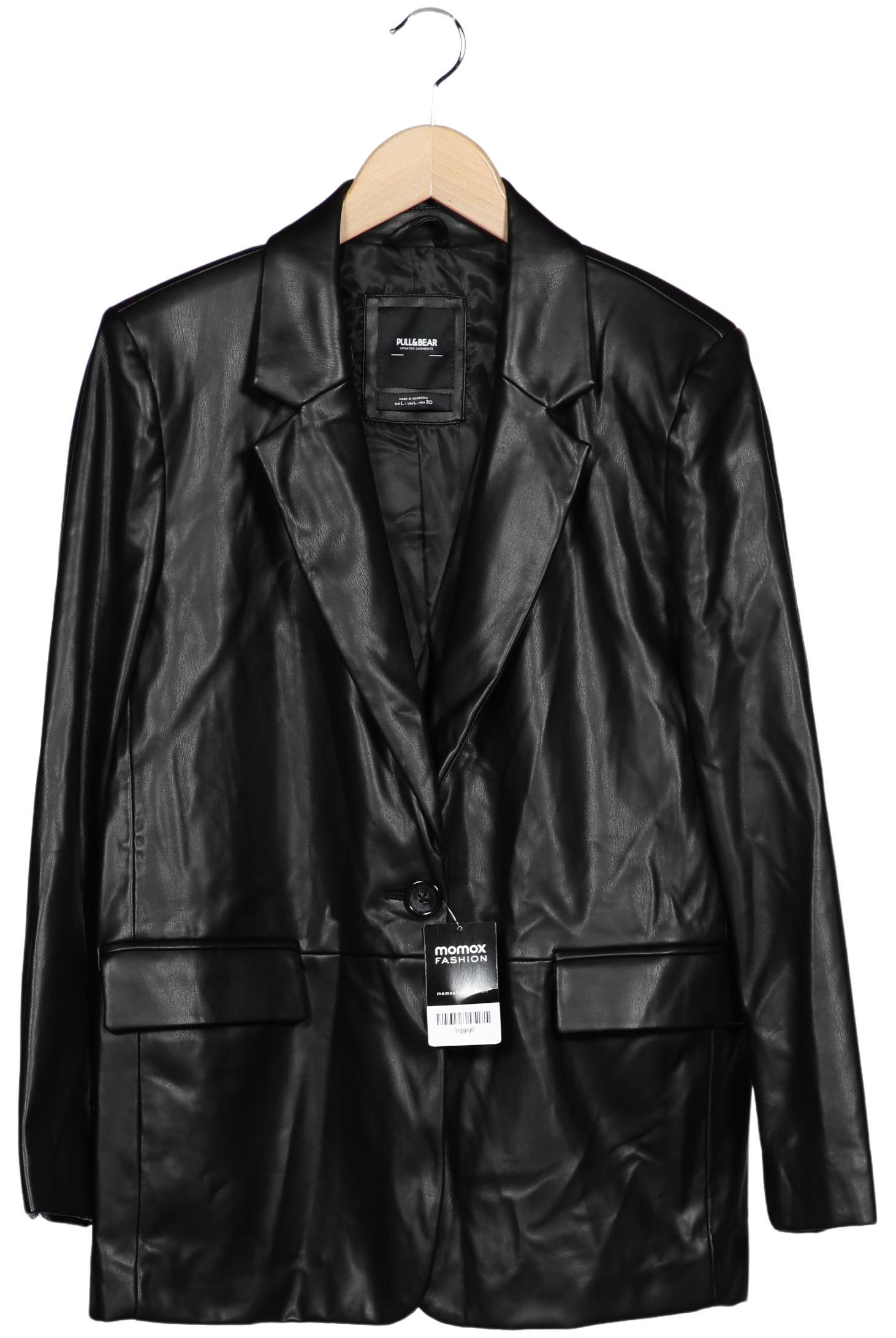 

Pull & Bear Damen Mantel, schwarz, Gr. 42