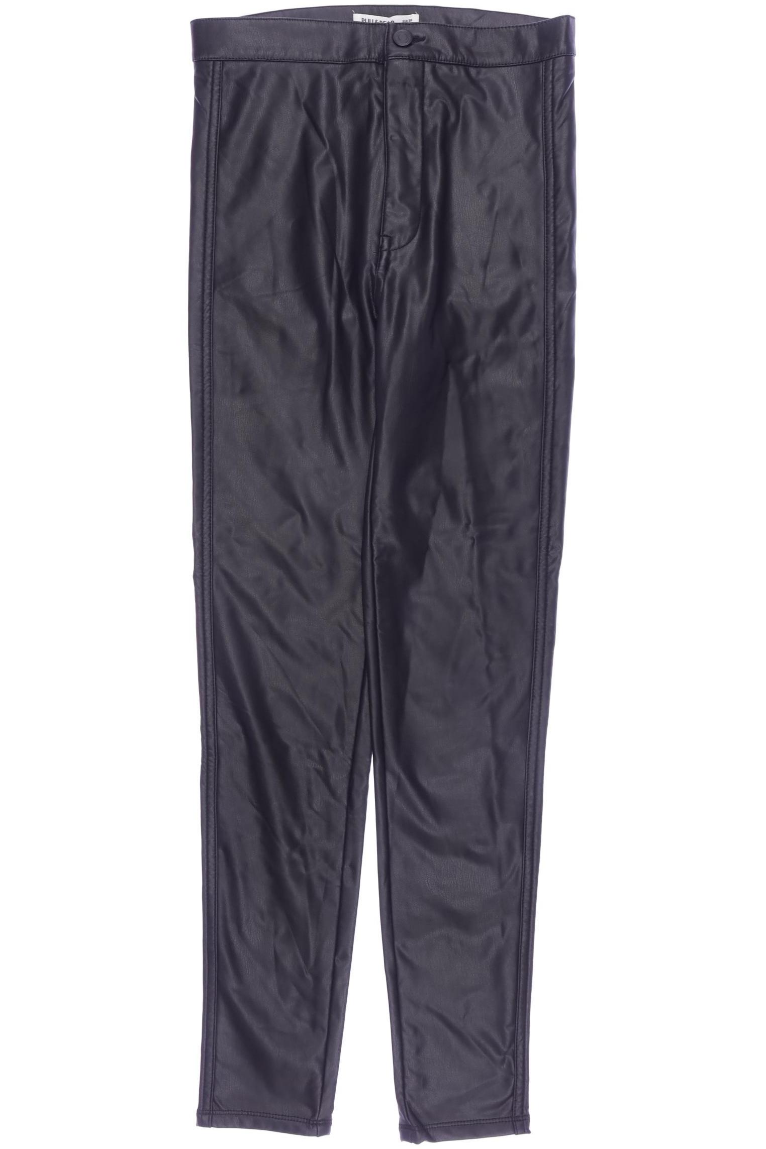 

Pull & Bear Damen Stoffhose, schwarz, Gr. 38