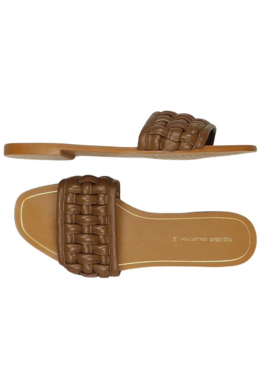 

Pull & Bear Damen Sandale, braun, Gr. 38