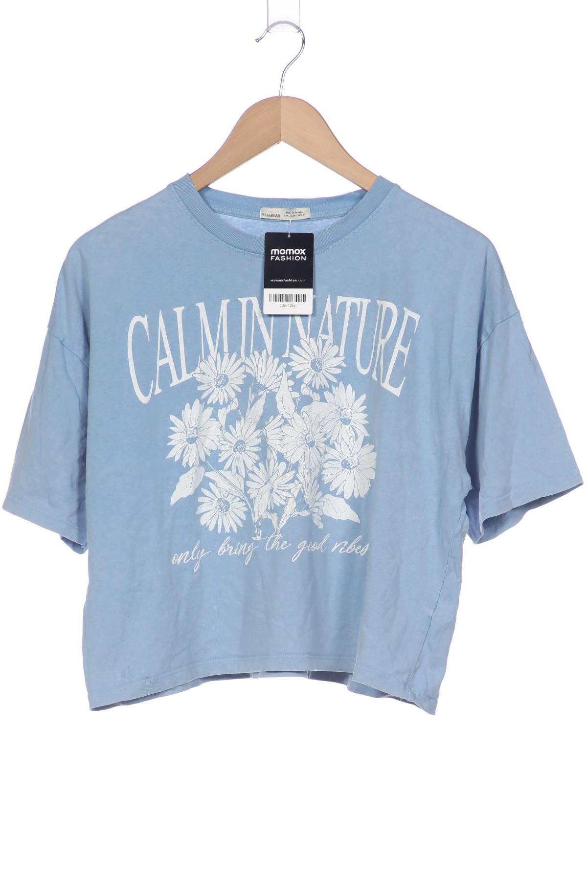 

Pull & Bear Damen T-Shirt, hellblau, Gr. 42