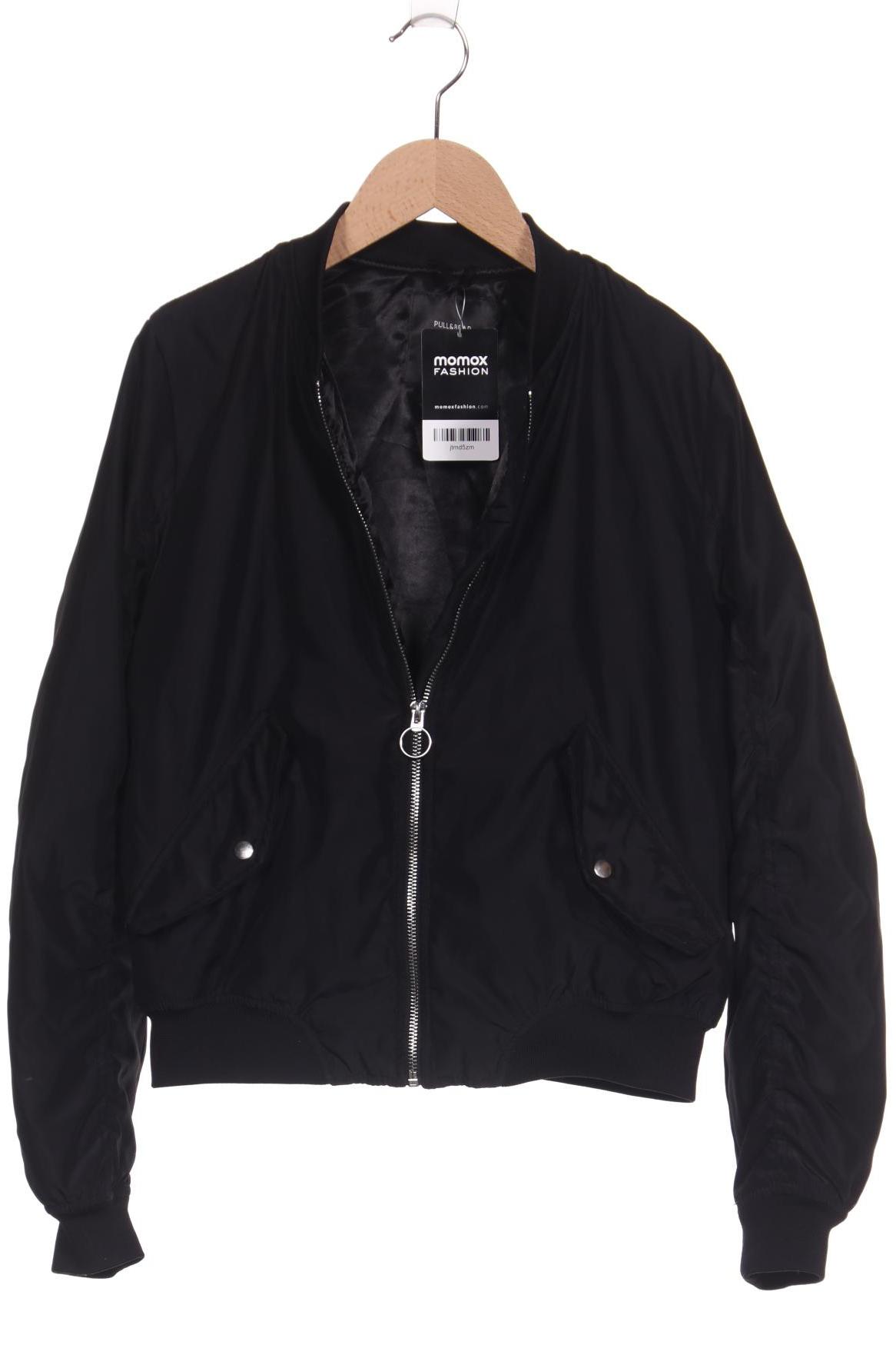 

Pull & Bear Damen Jacke, schwarz, Gr. 36