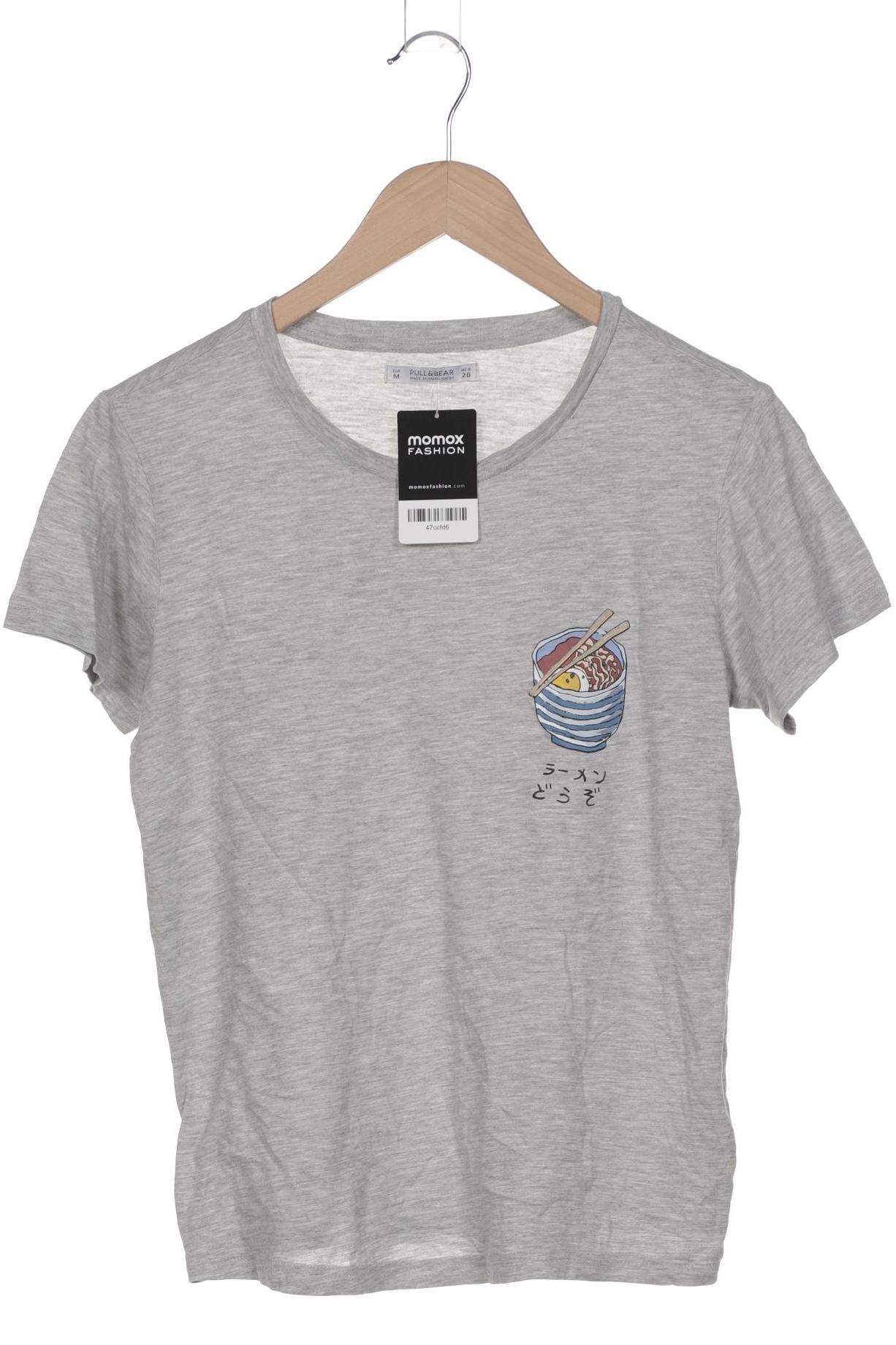 

Pull & Bear Damen T-Shirt, grau, Gr. 38