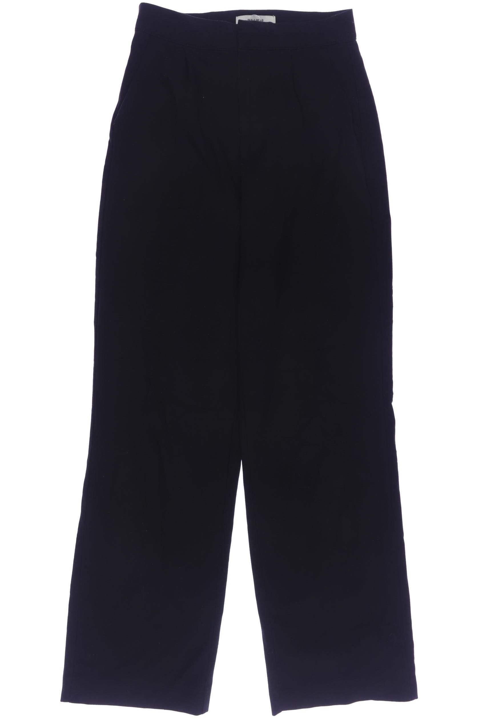 

Pull & Bear Damen Stoffhose, schwarz, Gr. 0