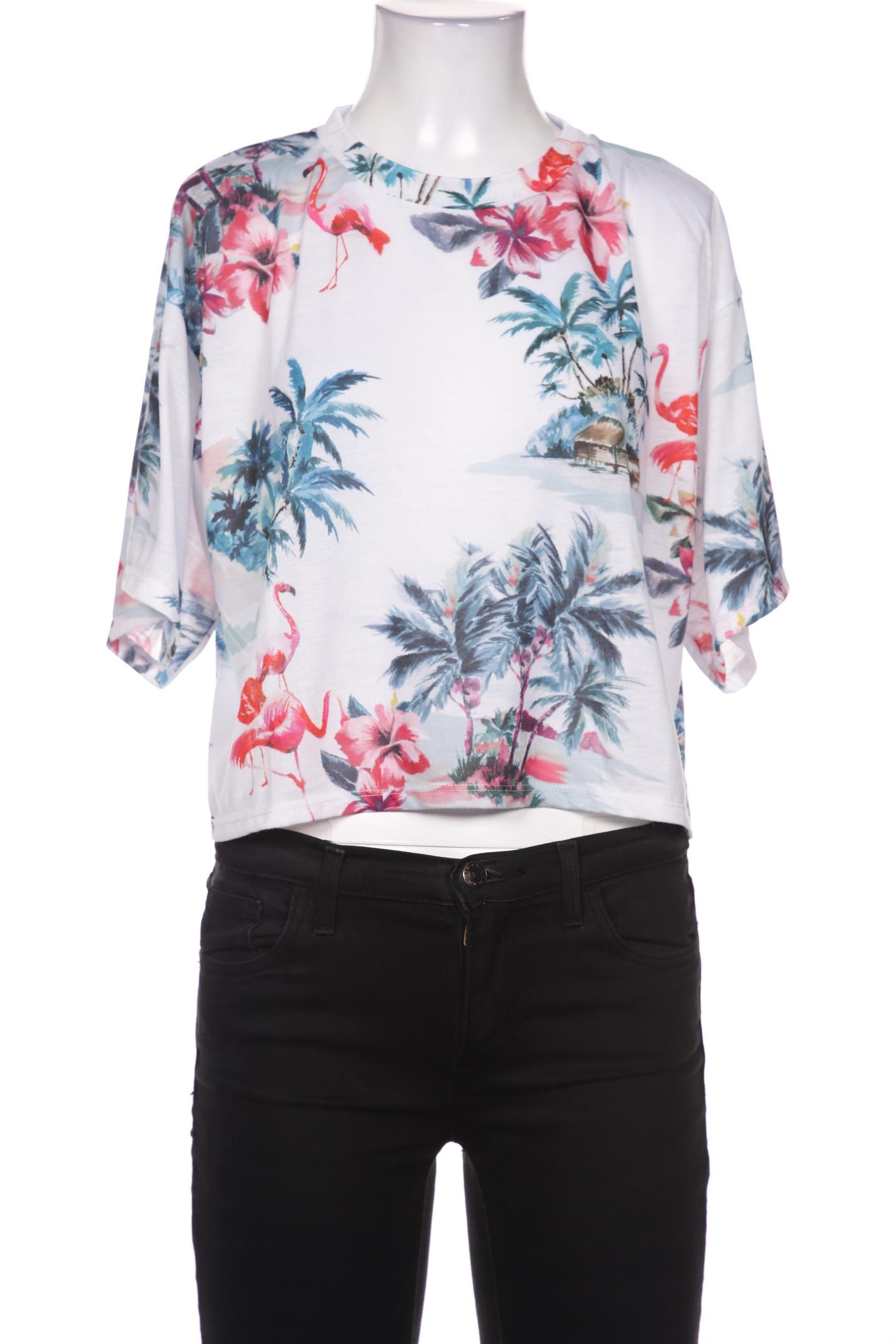 

Pull & Bear Damen T-Shirt, weiß, Gr. 34