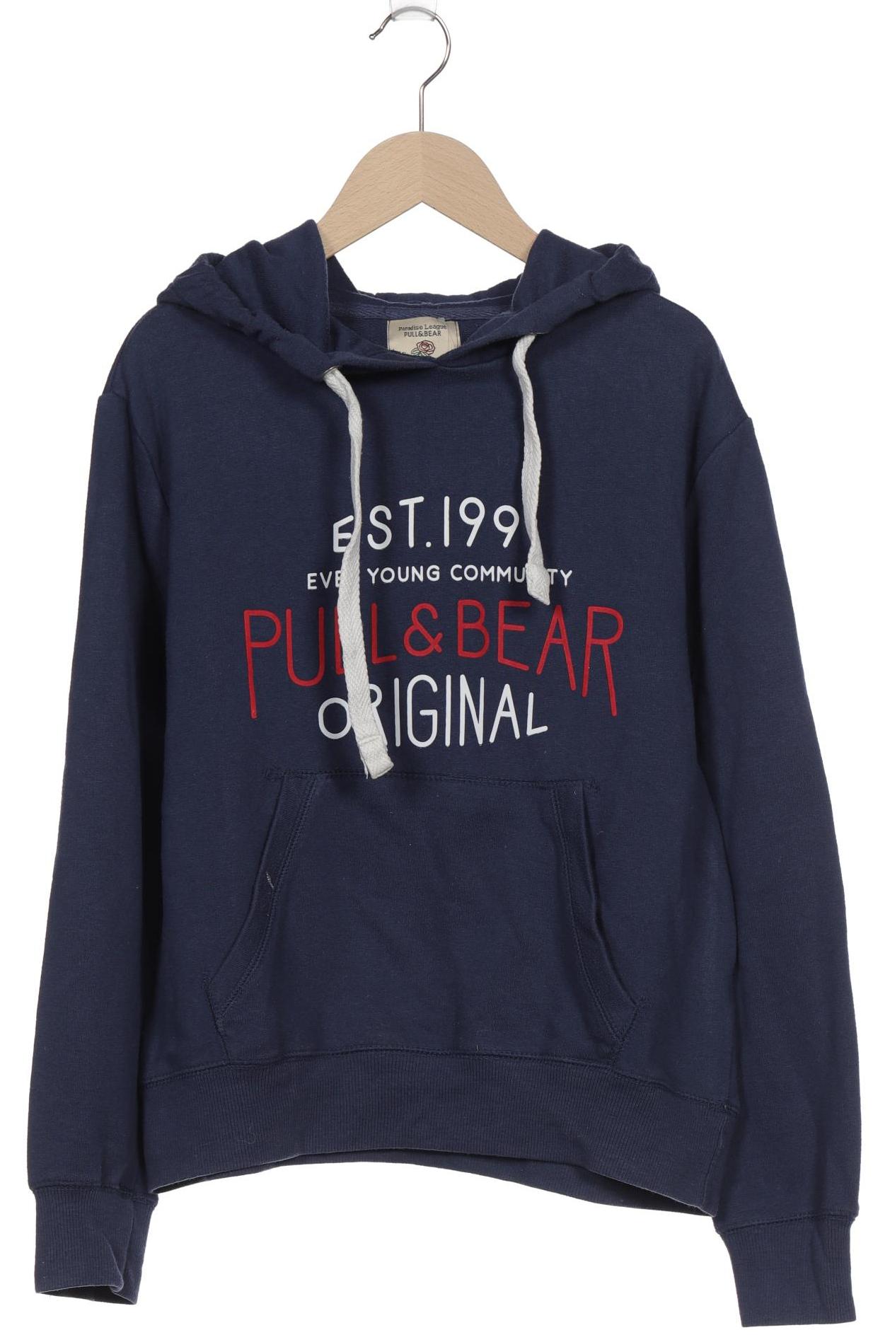 

Pull & Bear Damen Kapuzenpullover, blau