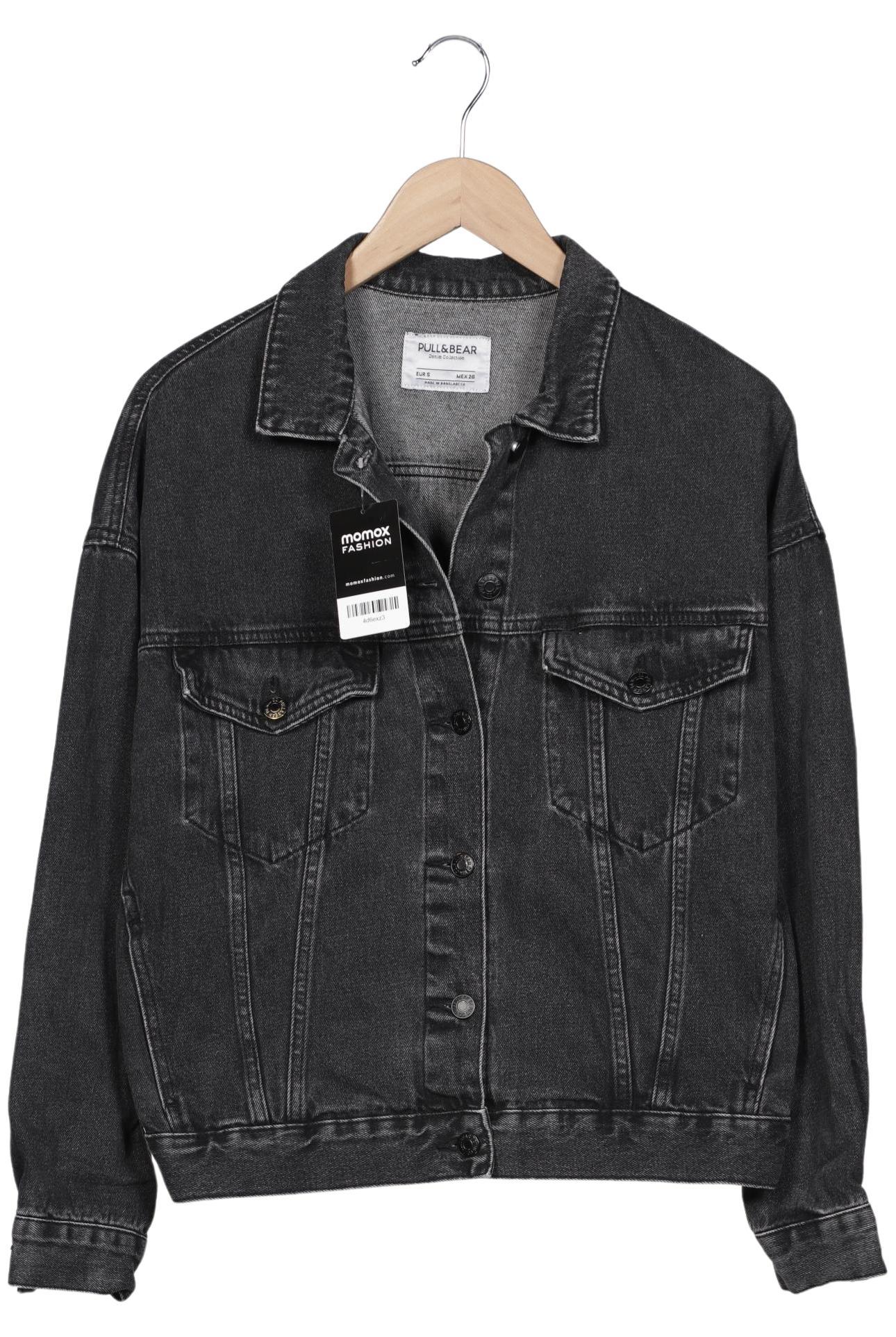 

Pull & Bear Damen Jacke, schwarz, Gr. 36