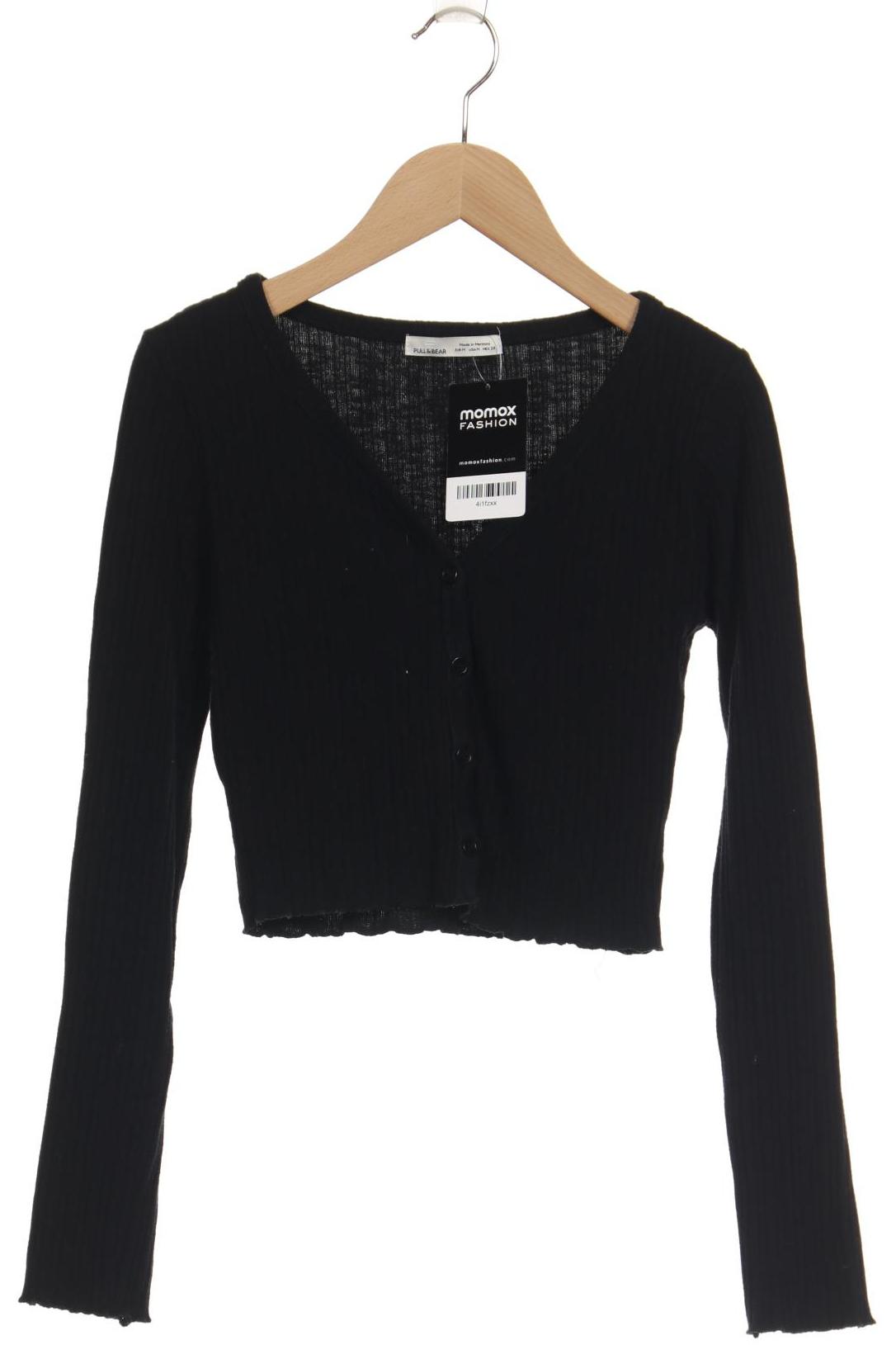 

Pull & Bear Damen Strickjacke, schwarz, Gr. 38