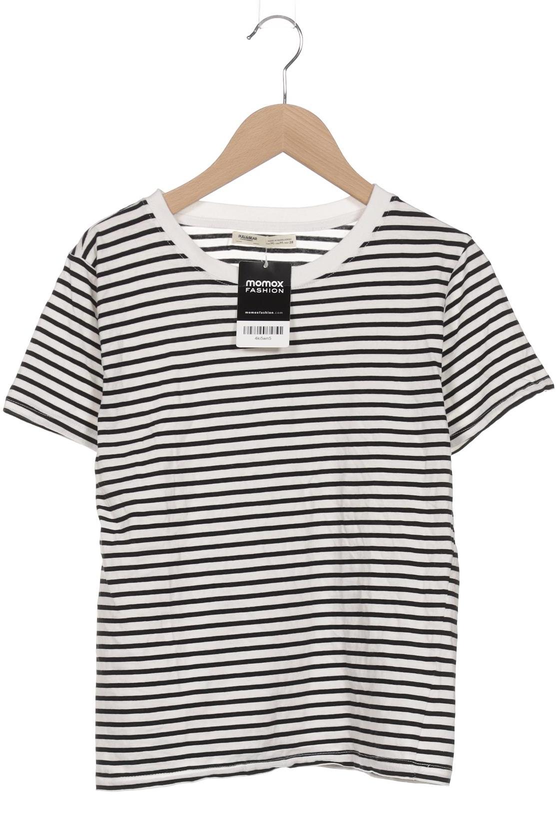 

Pull & Bear Damen T-Shirt, weiß, Gr. 38