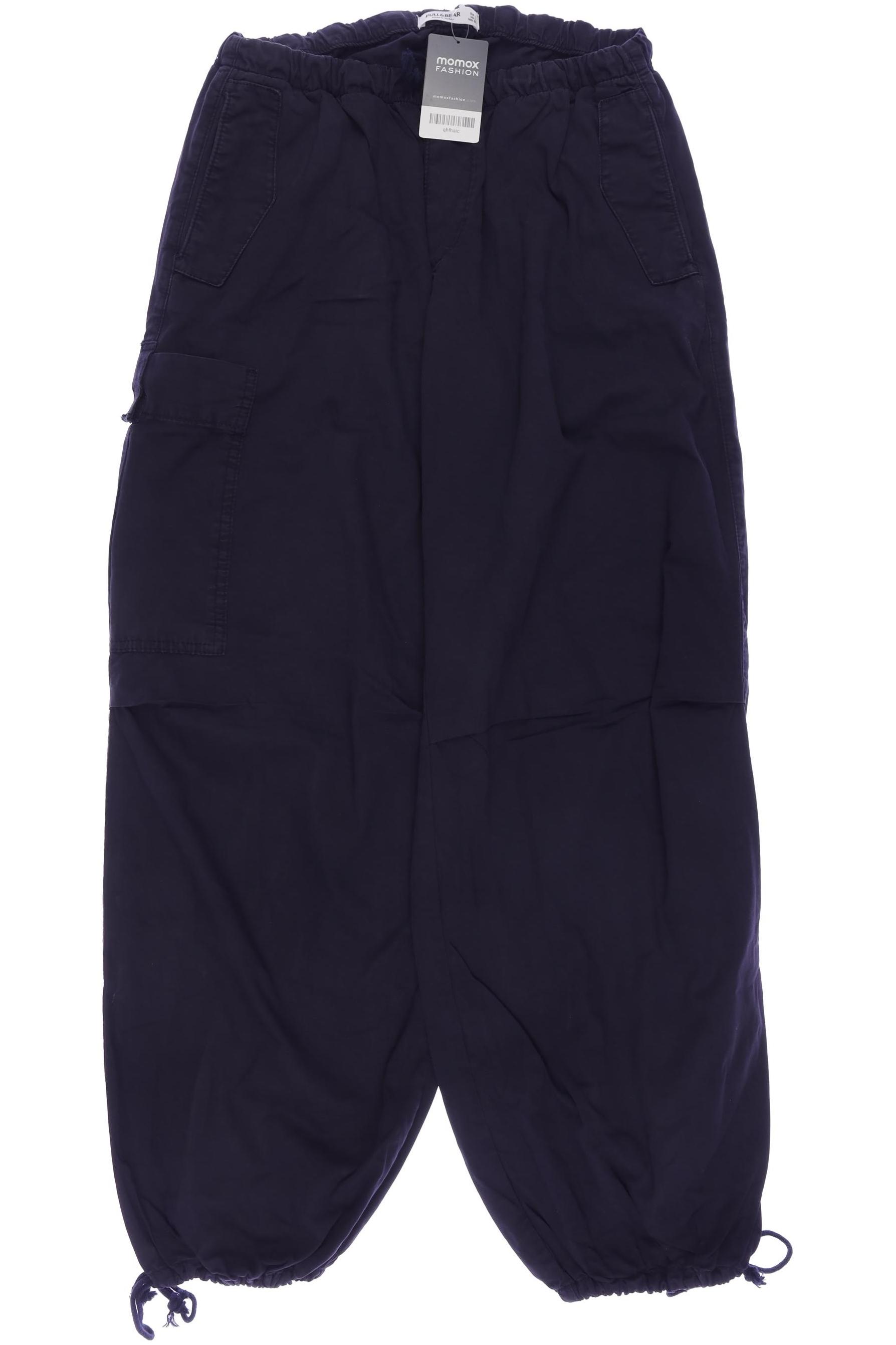 

Pull & Bear Damen Stoffhose, marineblau, Gr. 0