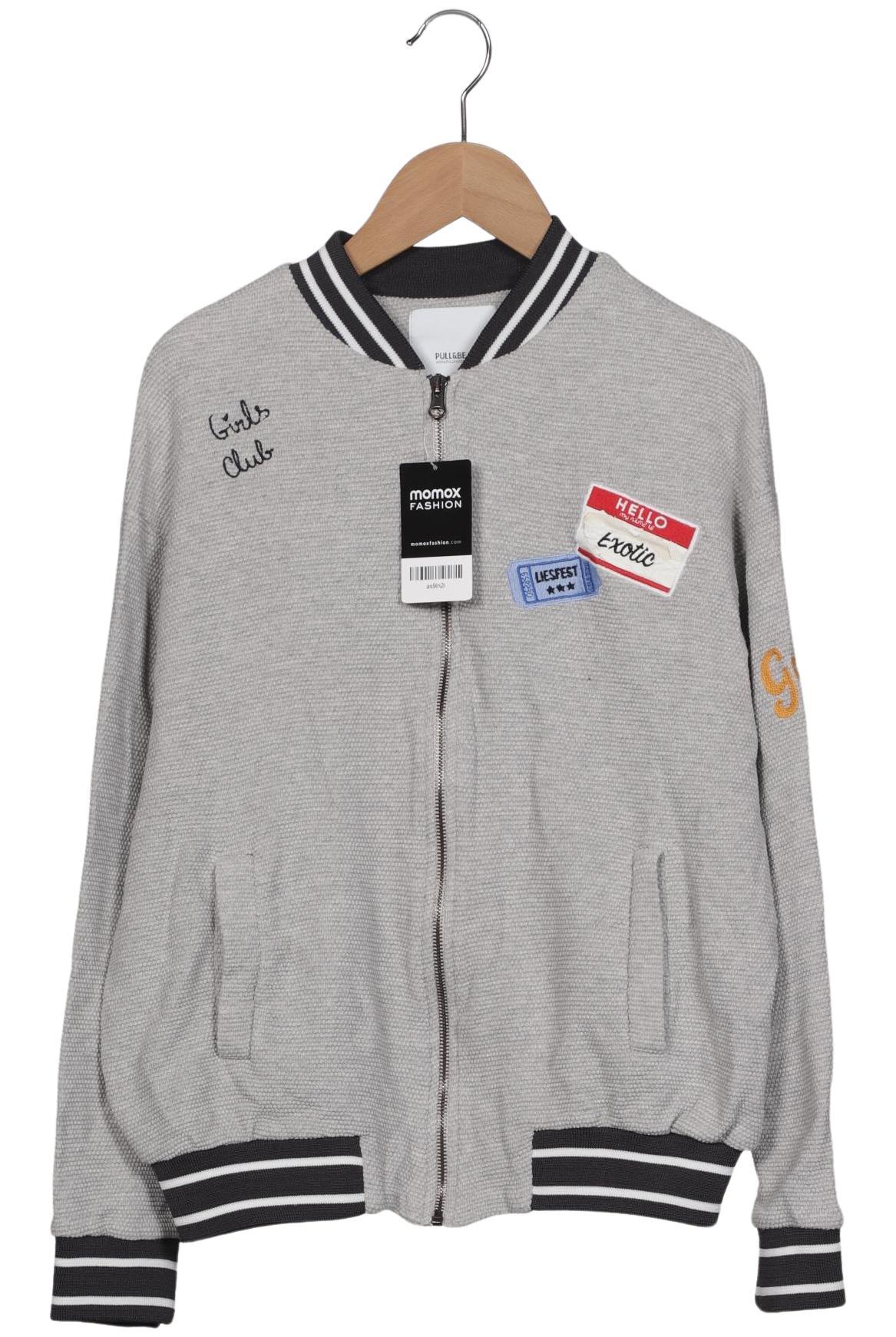 

Pull & Bear Damen Sweatshirt, grau, Gr. 38