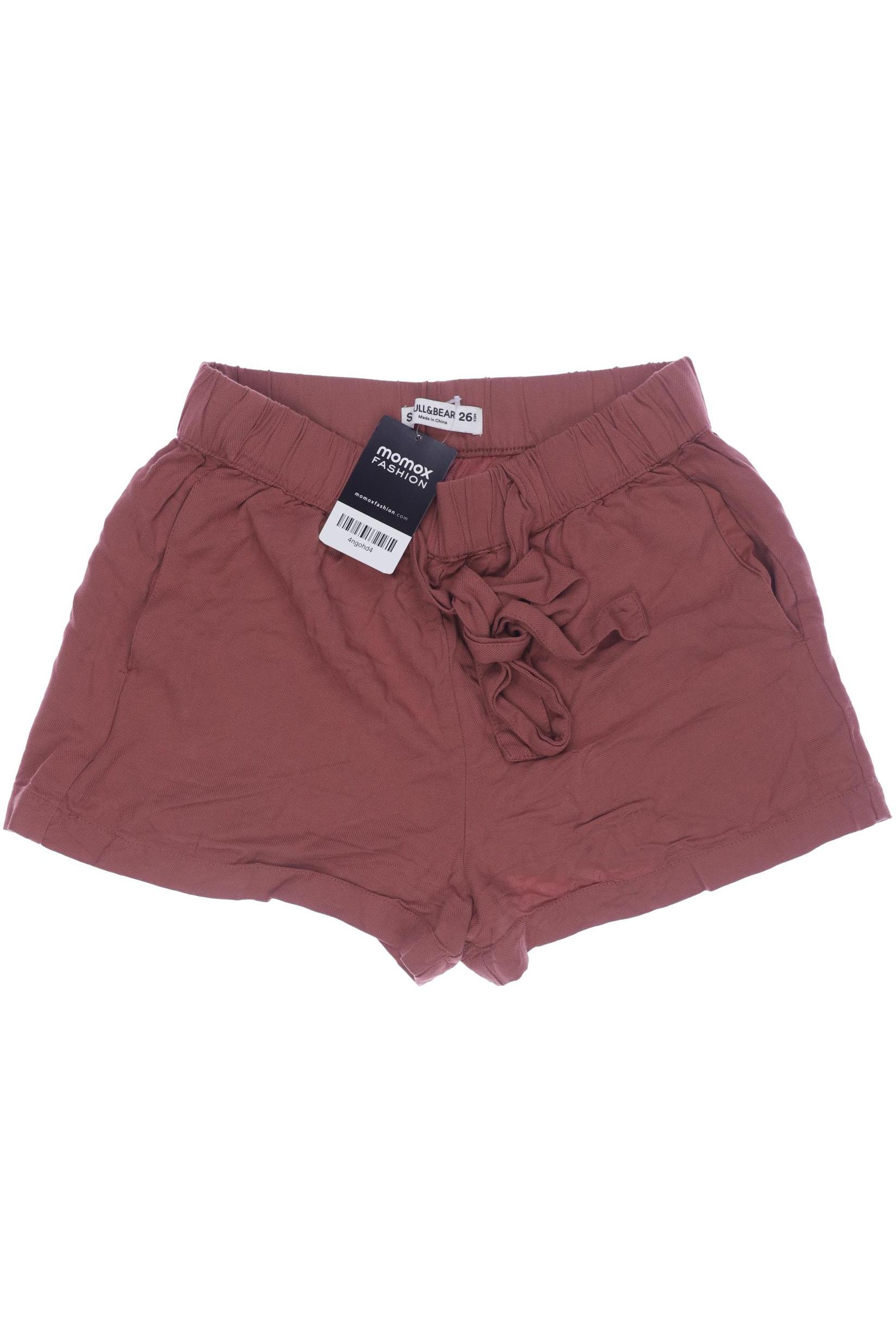 

Pull & Bear Damen Shorts, rot, Gr. 36