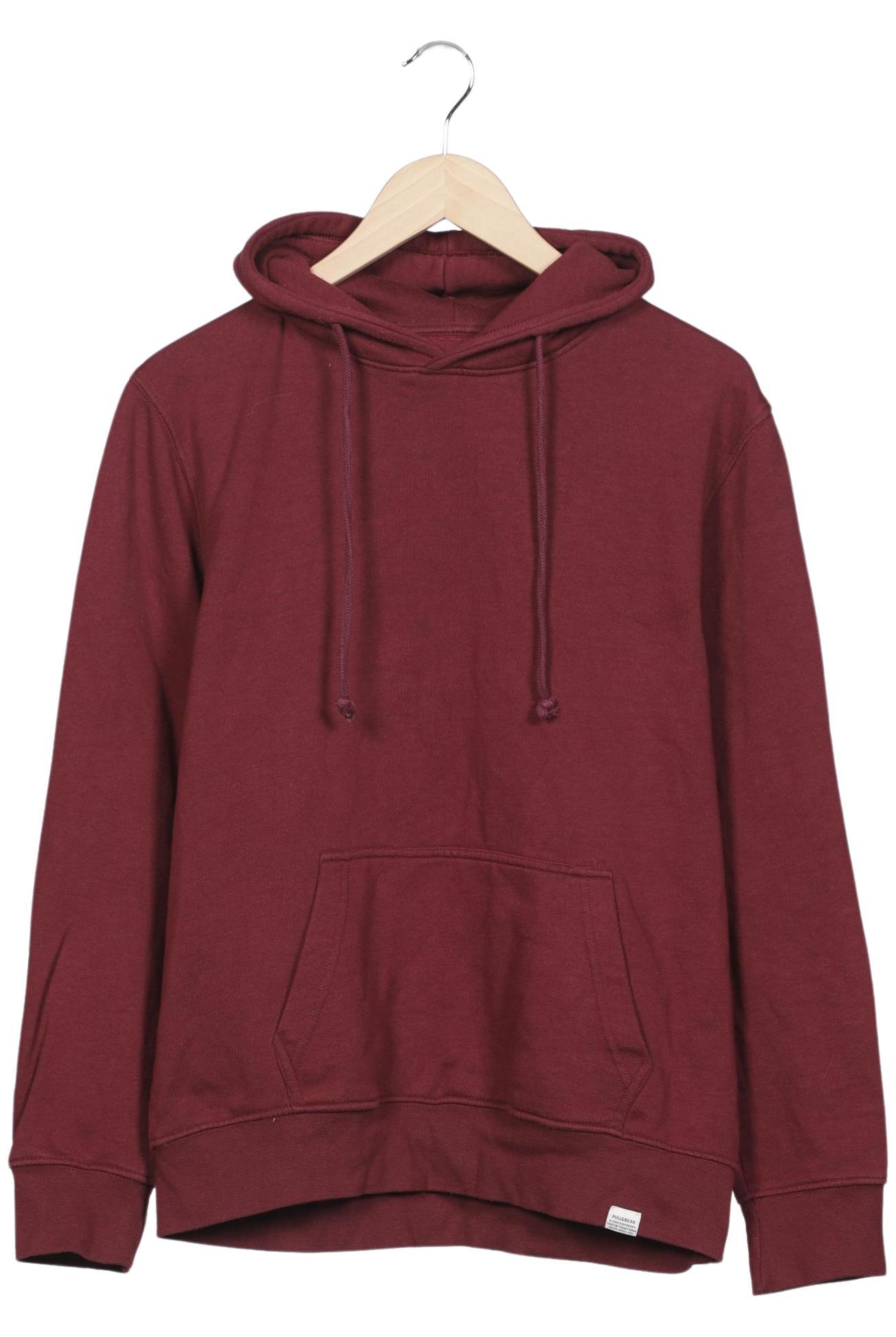 

Pull & Bear Damen Kapuzenpullover, bordeaux, Gr. 42