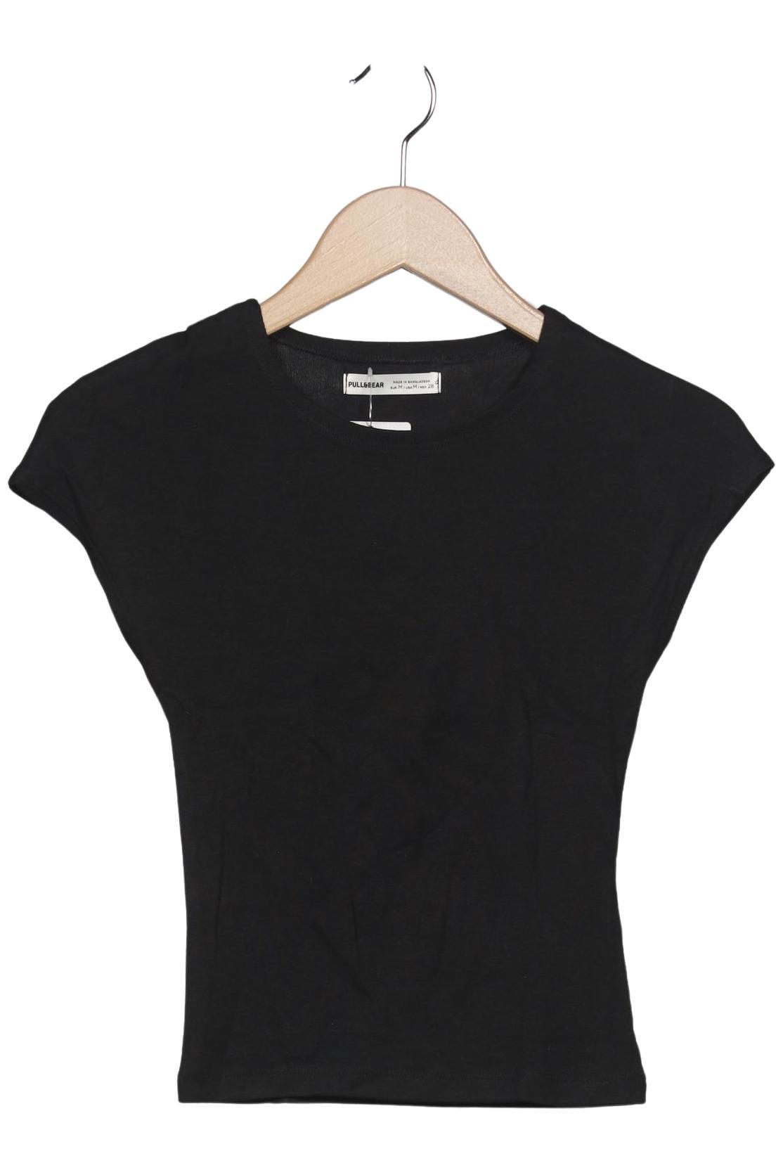 

Pull & Bear Damen T-Shirt, schwarz, Gr. 38