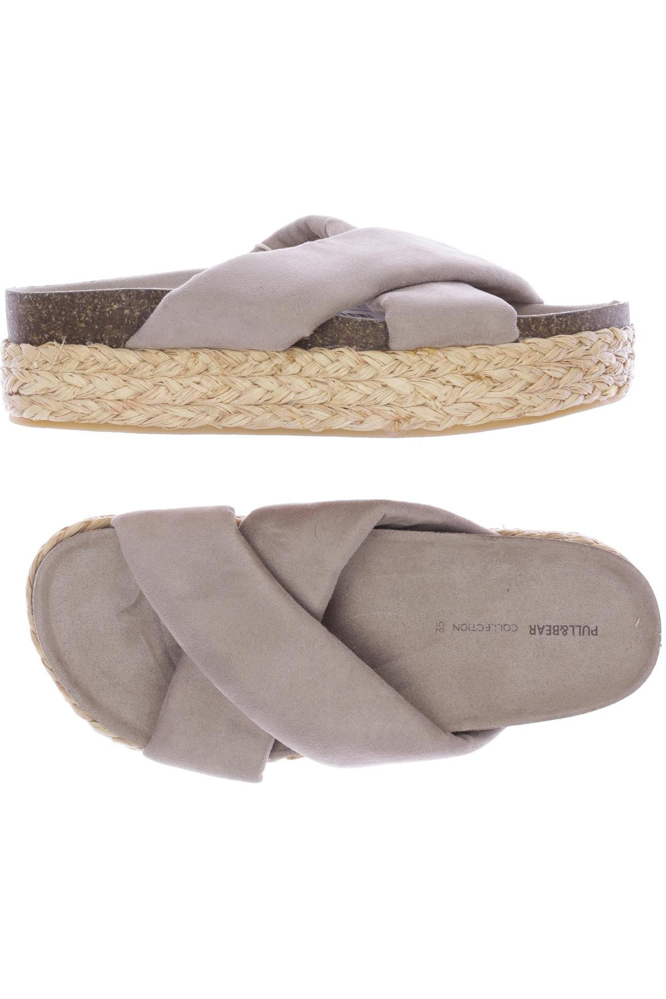 

Pull & Bear Damen Sandale, beige