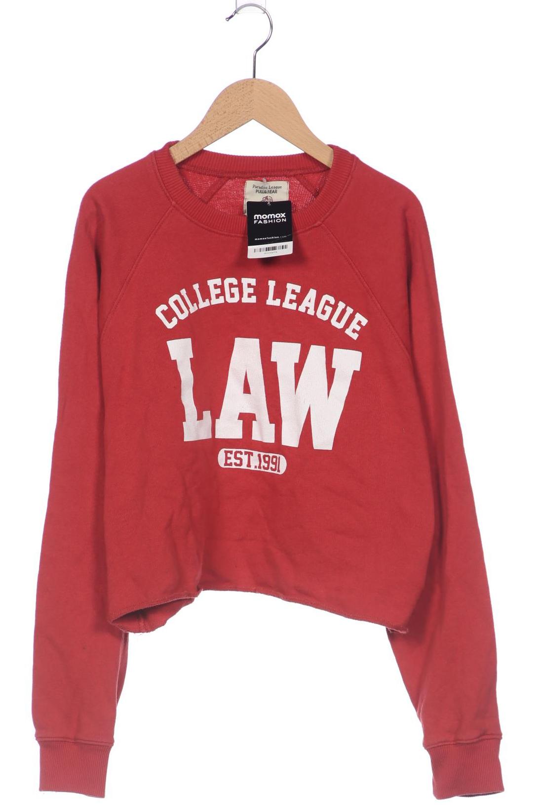 

Pull & Bear Damen Sweatshirt, rot, Gr. 38