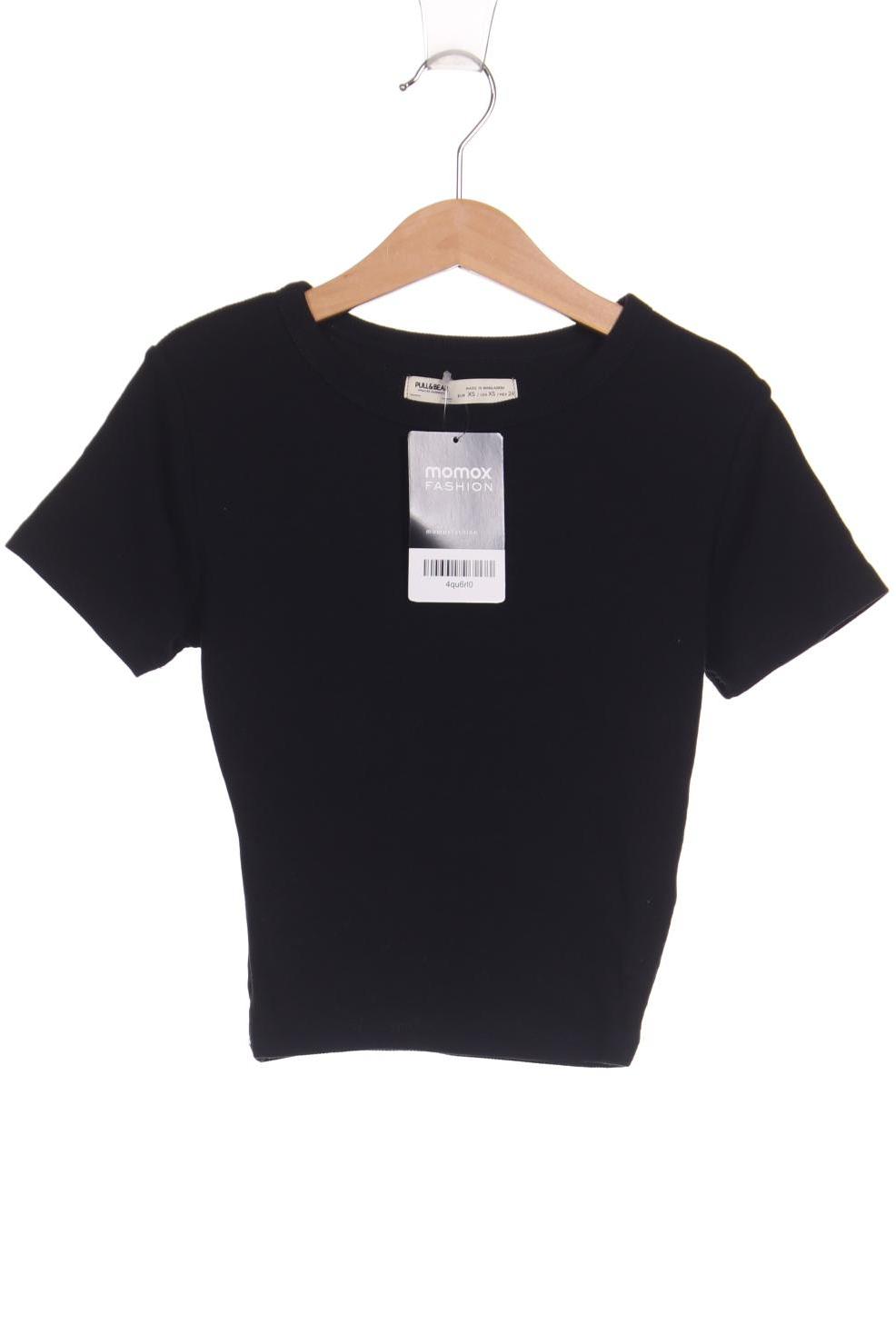 

Pull & Bear Damen T-Shirt, schwarz, Gr. 34