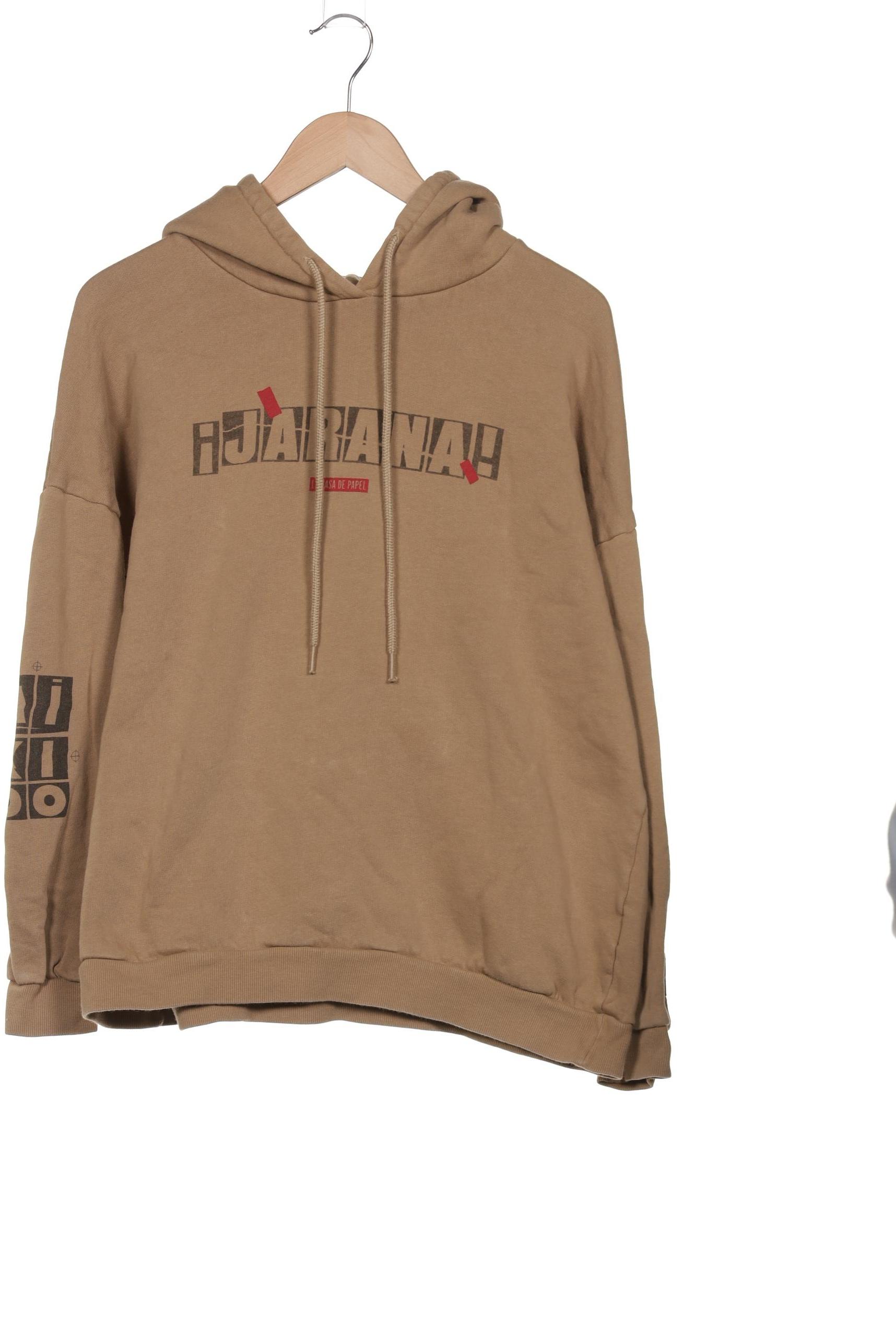 

Pull & Bear Damen Kapuzenpullover, beige, Gr. 42
