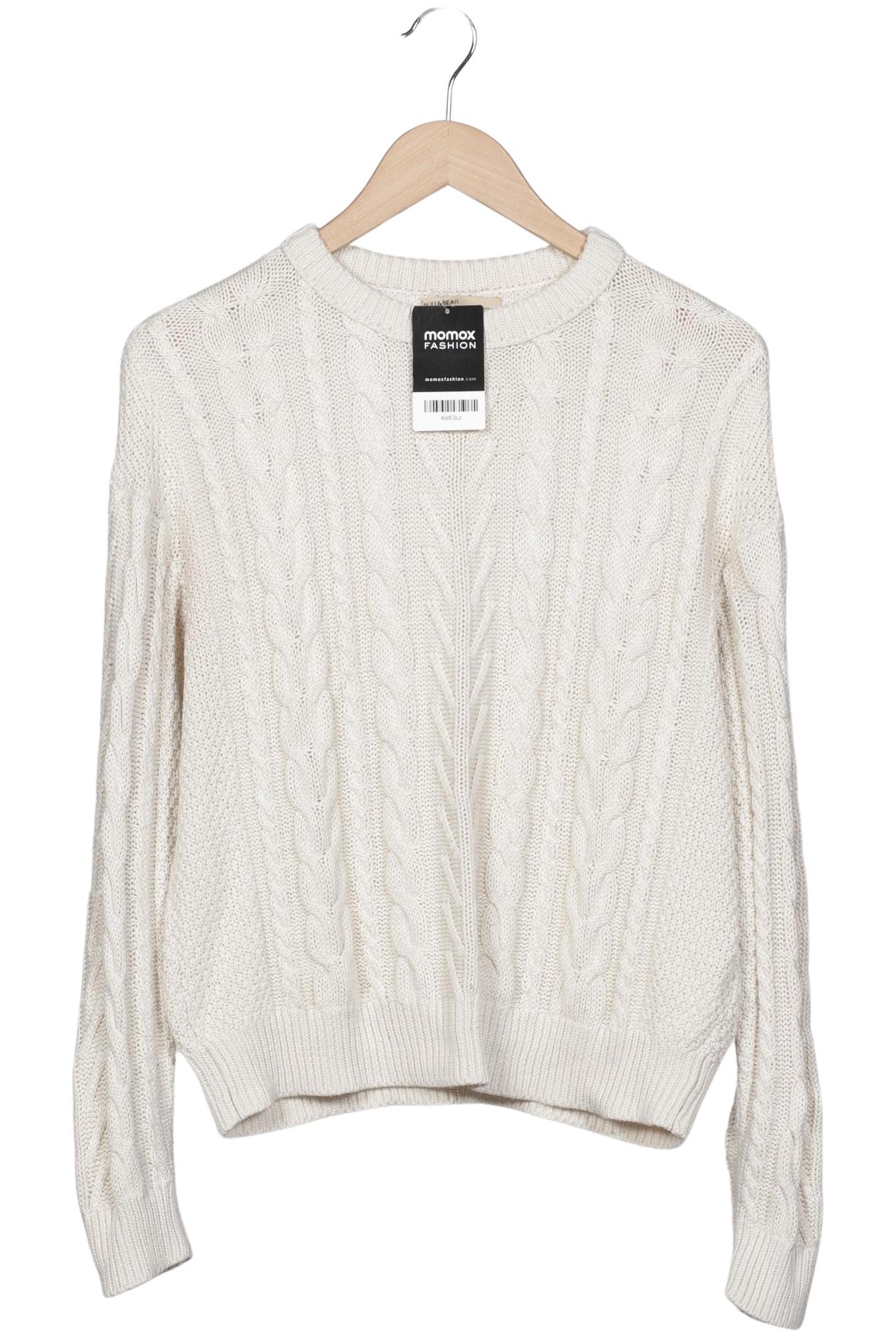 

Pull & Bear Damen Pullover, cremeweiß, Gr. 38
