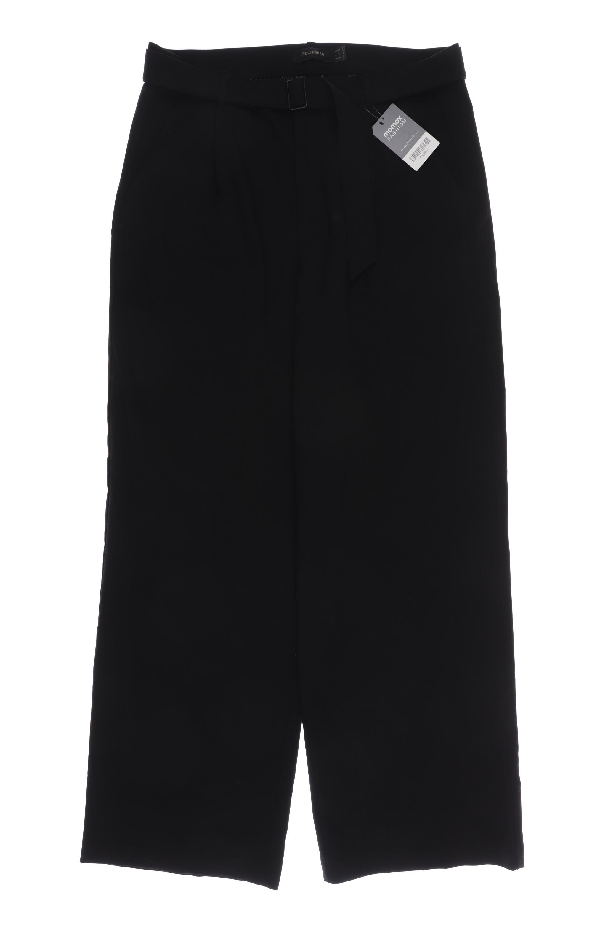 

Pull & Bear Damen Stoffhose, schwarz, Gr. 44