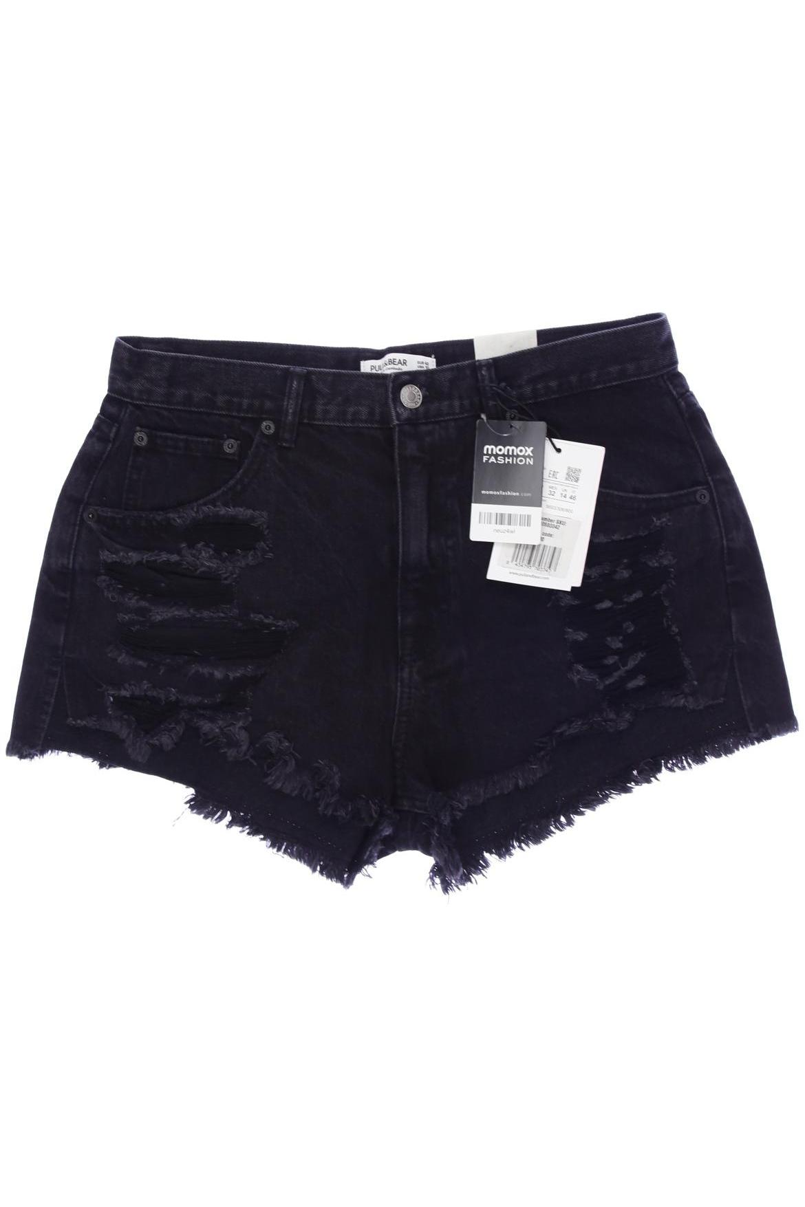 

Pull & Bear Damen Shorts, schwarz, Gr. 42