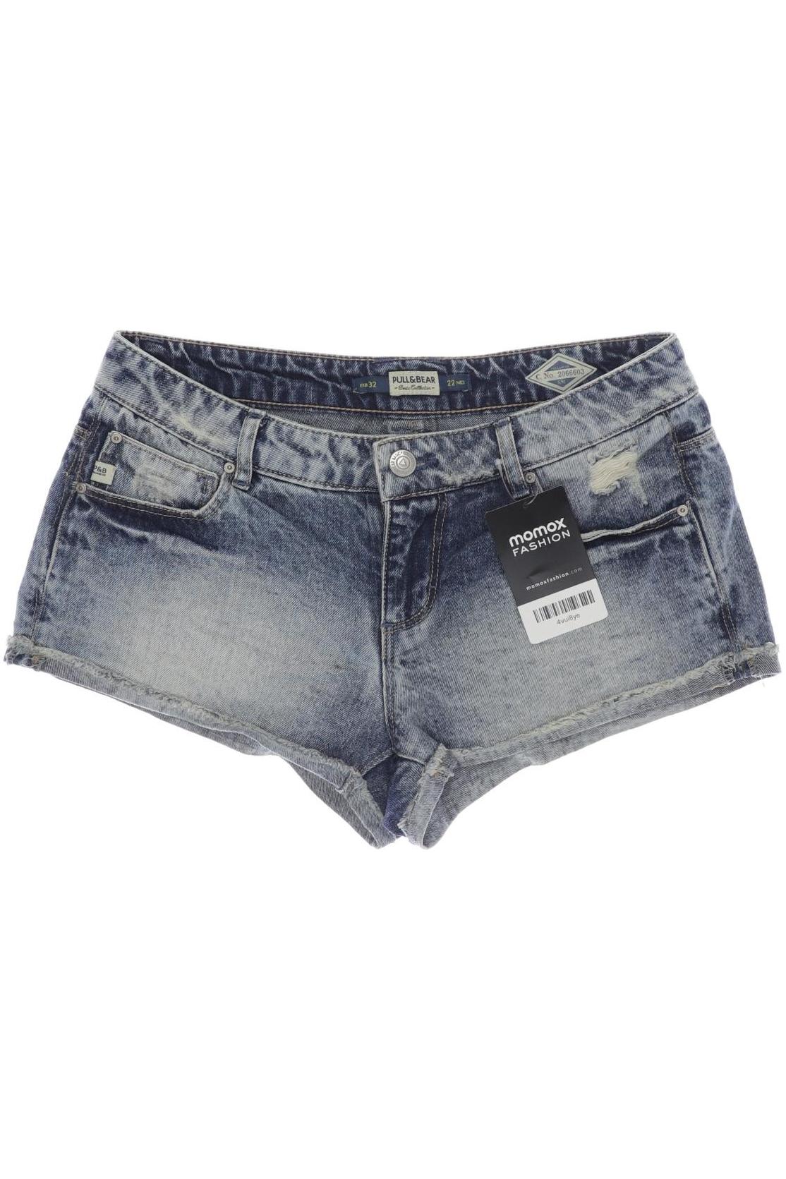

Pull & Bear Damen Shorts, blau, Gr. 32