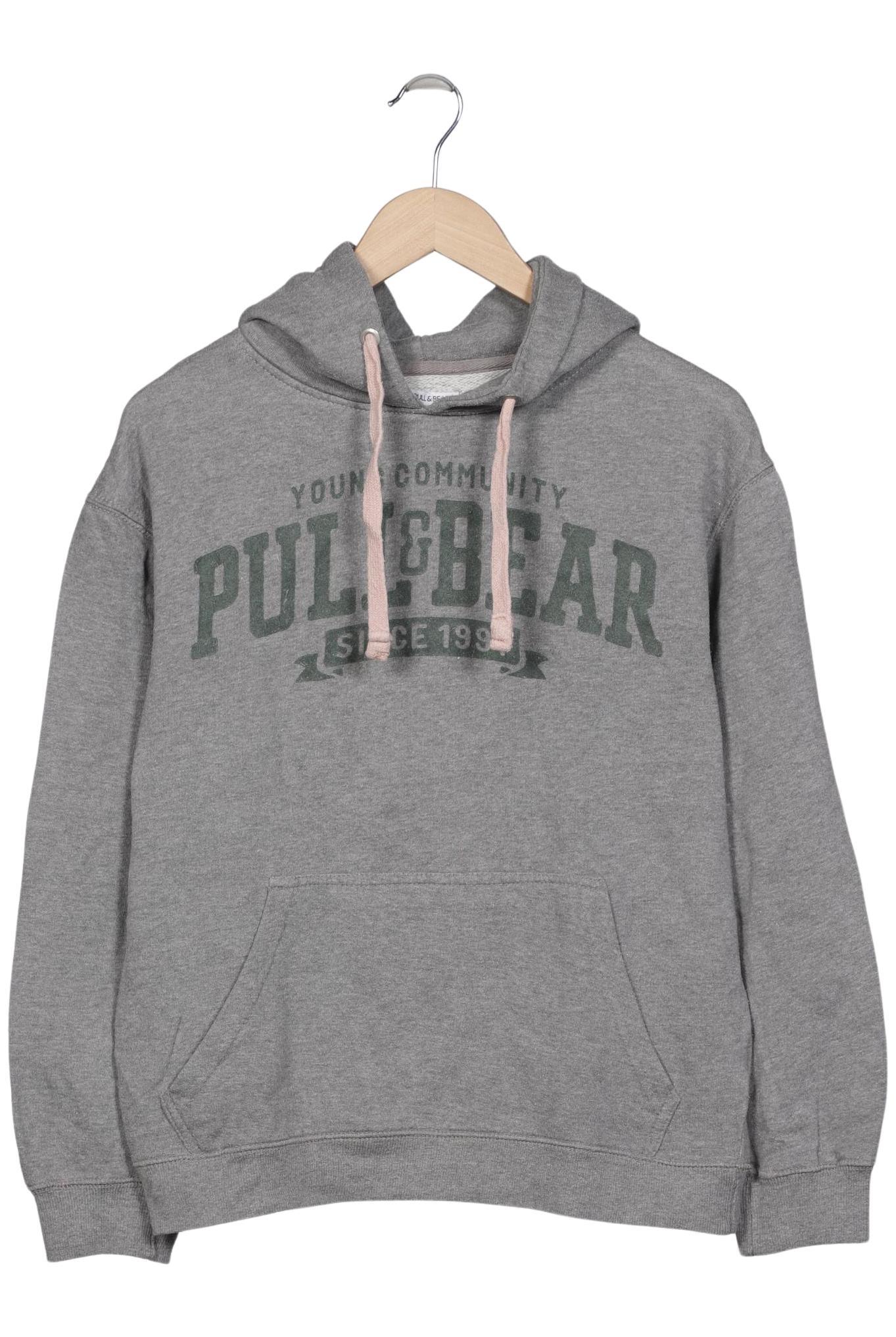 

Pull & Bear Damen Kapuzenpullover, grau, Gr. 42