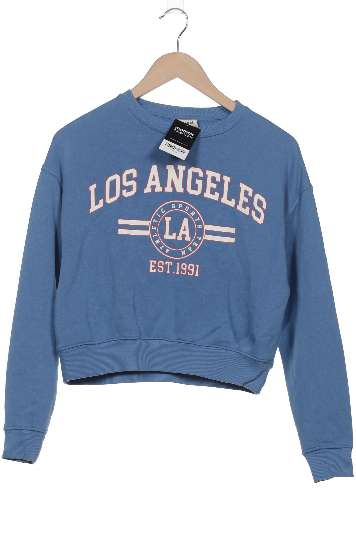 

Pull & Bear Damen Sweatshirt, blau, Gr. 34