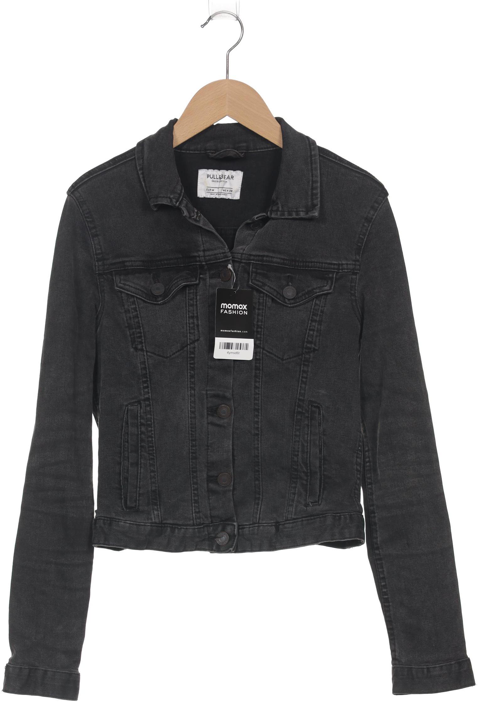 

Pull & Bear Damen Jacke, schwarz, Gr. 38