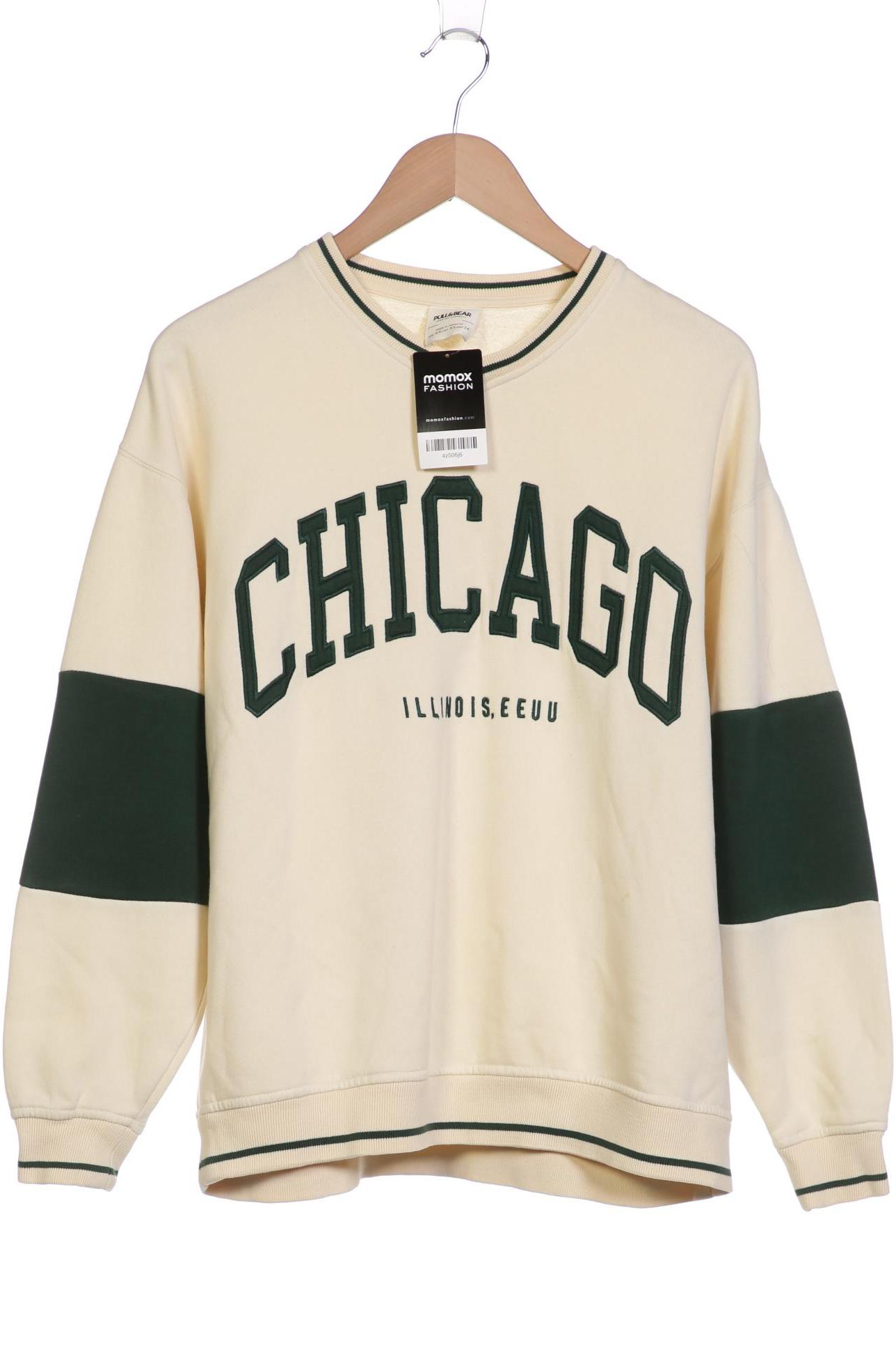 

Pull & Bear Damen Sweatshirt, cremeweiß, Gr. 34