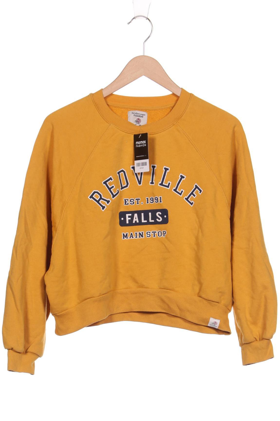 

Pull & Bear Damen Sweatshirt, gelb, Gr. 36
