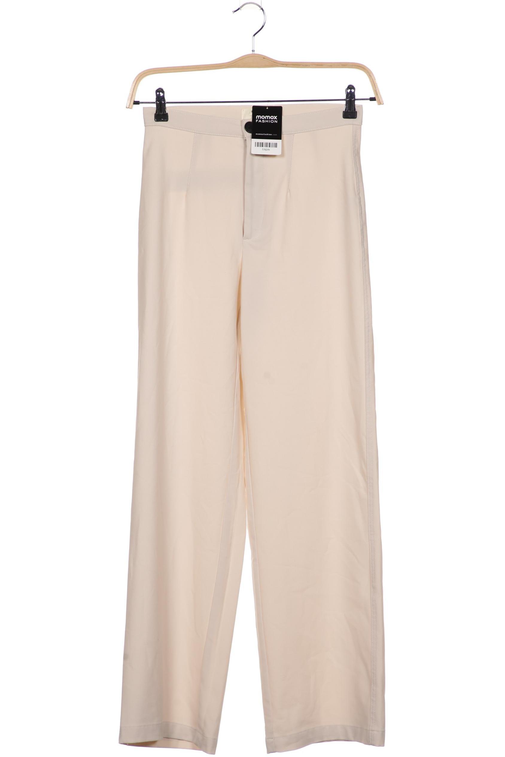 

Pull & Bear Damen Stoffhose, cremeweiß, Gr. 0