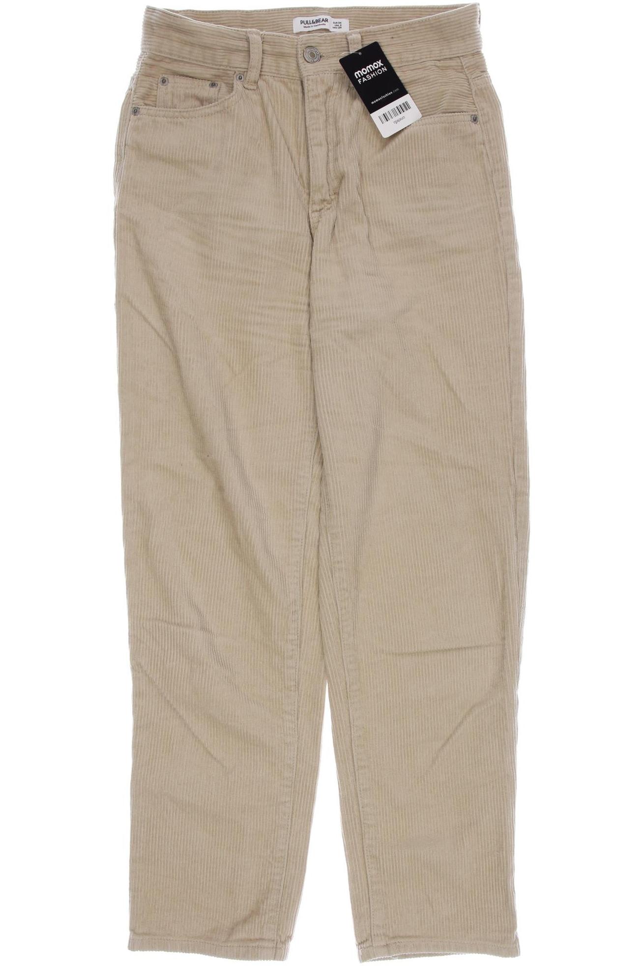 

Pull & Bear Damen Stoffhose, beige, Gr. 34