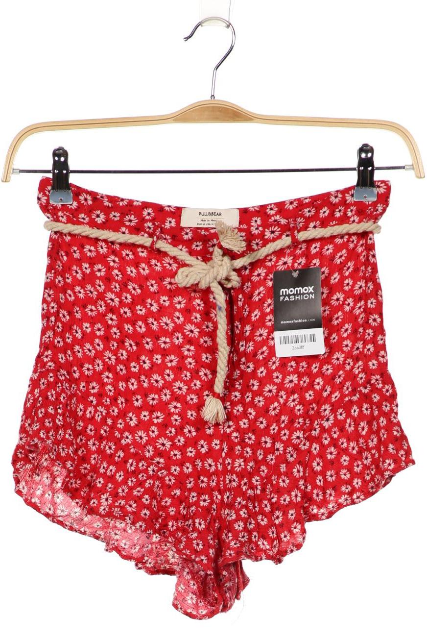 

Pull & Bear Damen Shorts, rot, Gr. 38