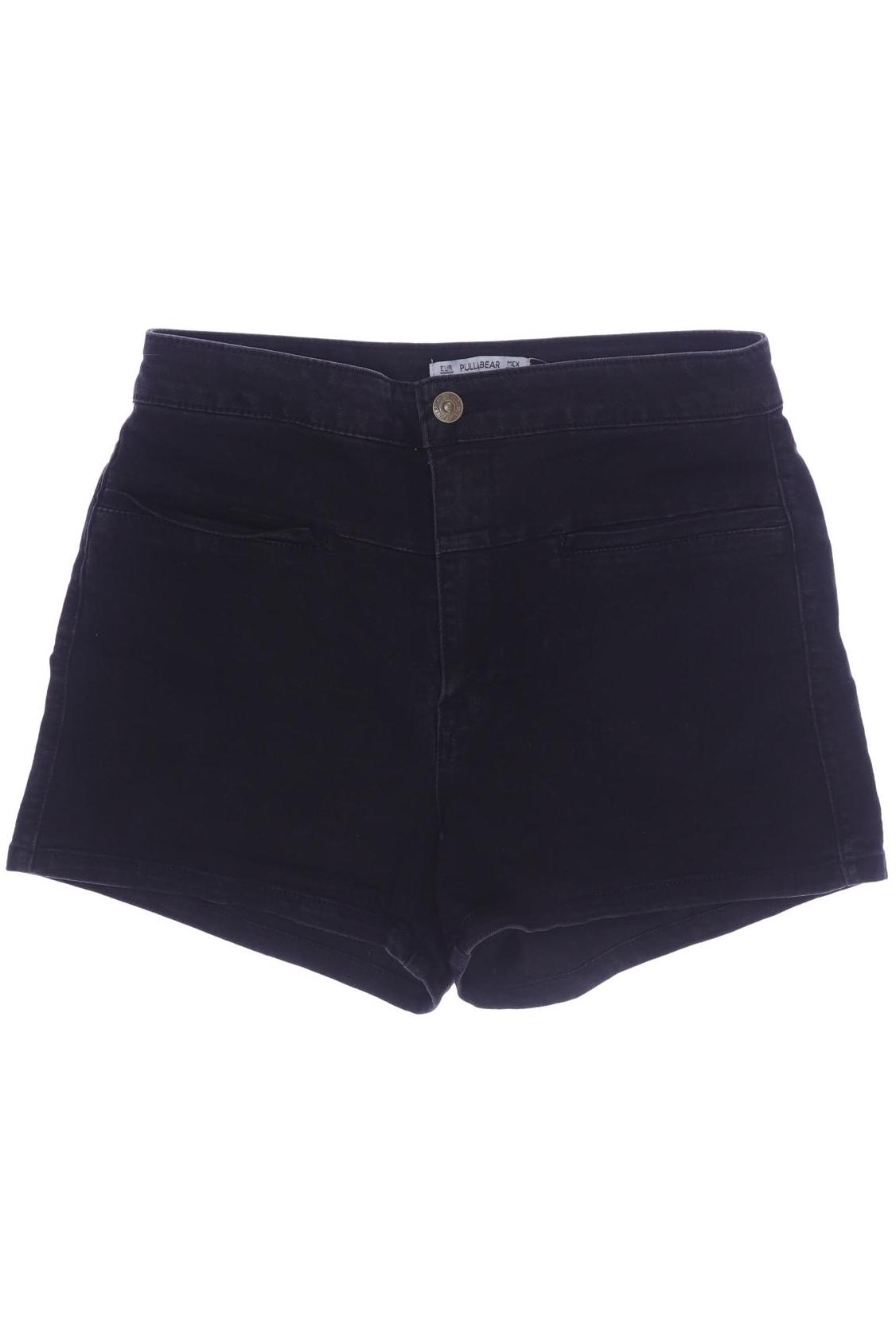 

Pull & Bear Damen Shorts, schwarz, Gr. 38