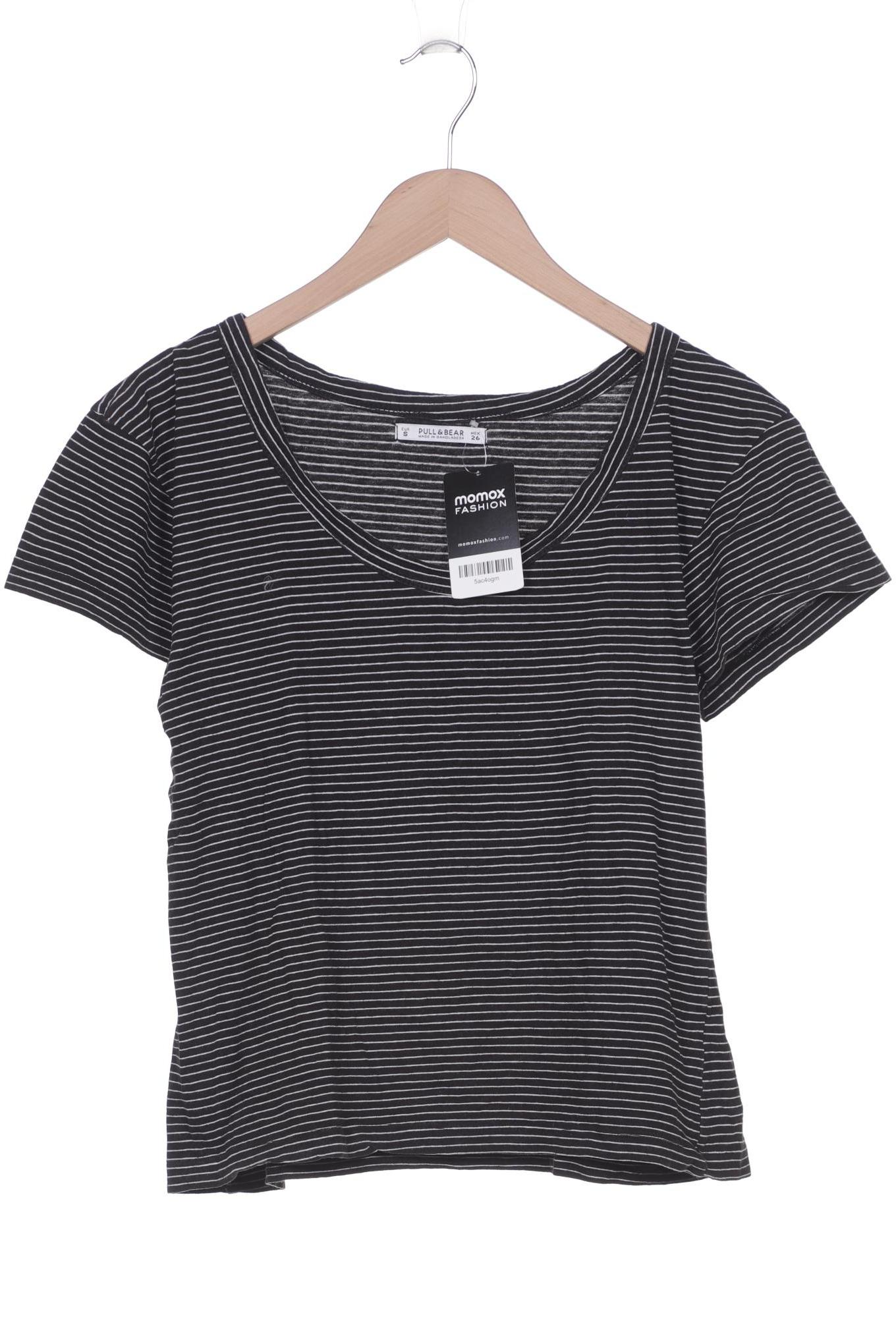 

Pull & Bear Damen T-Shirt, schwarz