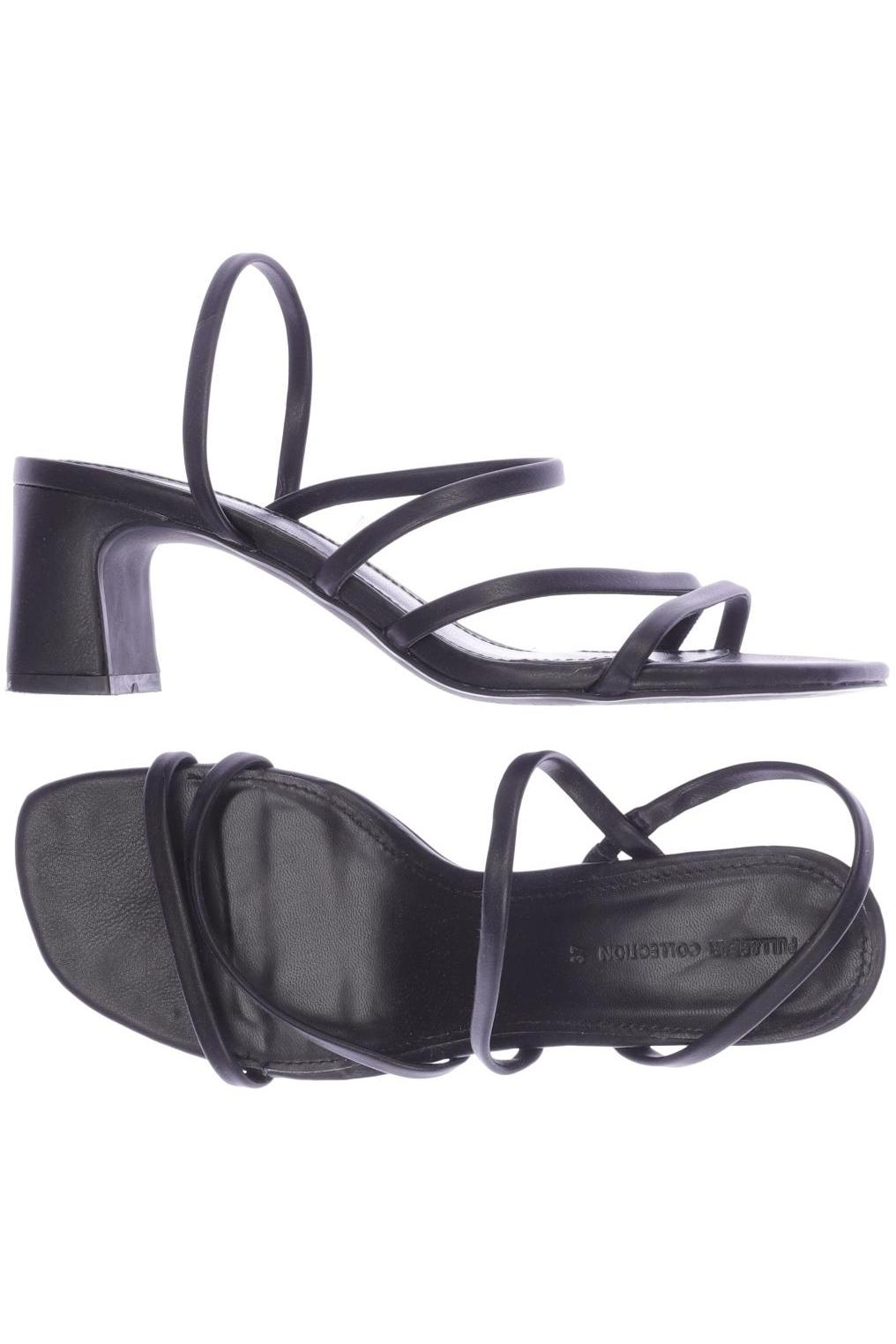 

Pull & Bear Damen Sandale, schwarz