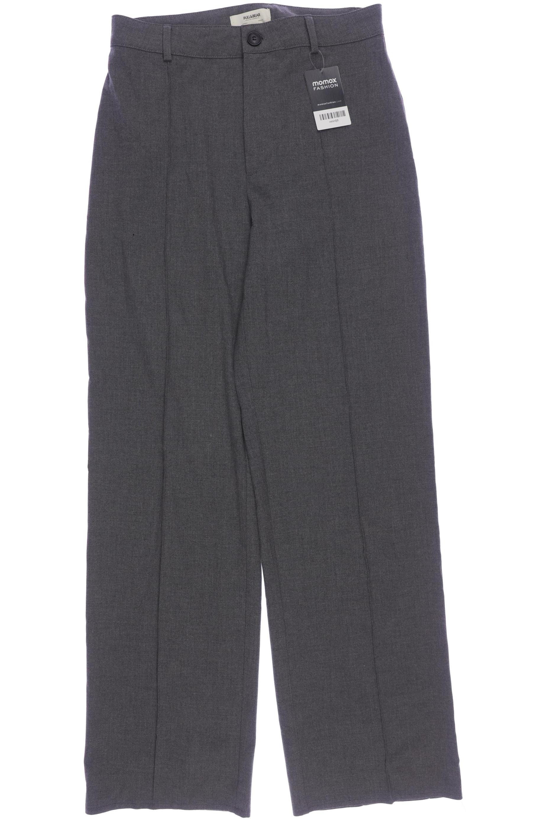 

Pull & Bear Damen Stoffhose, grau, Gr. 0