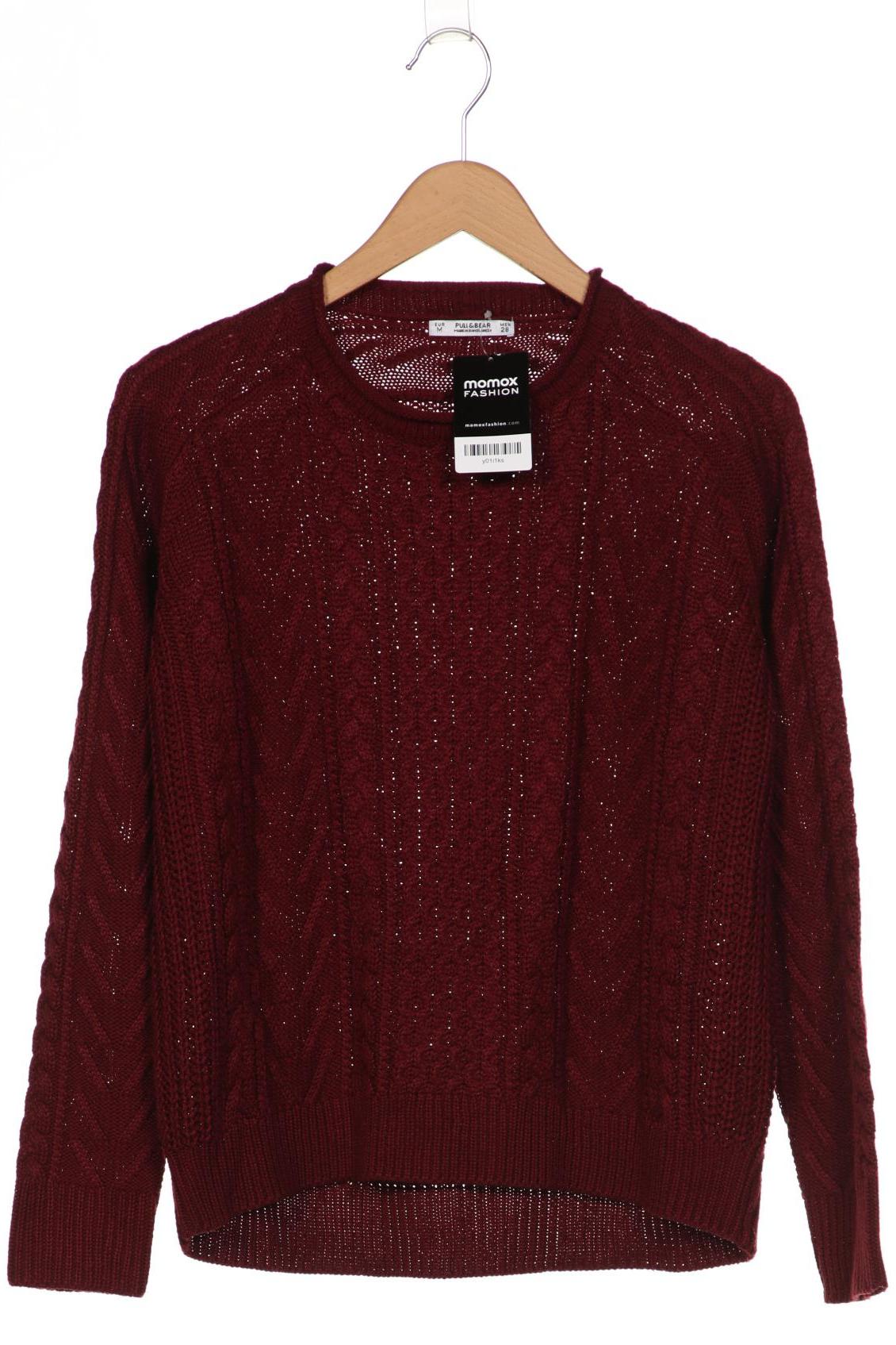 

Pull & Bear Damen Pullover, bordeaux, Gr. 38
