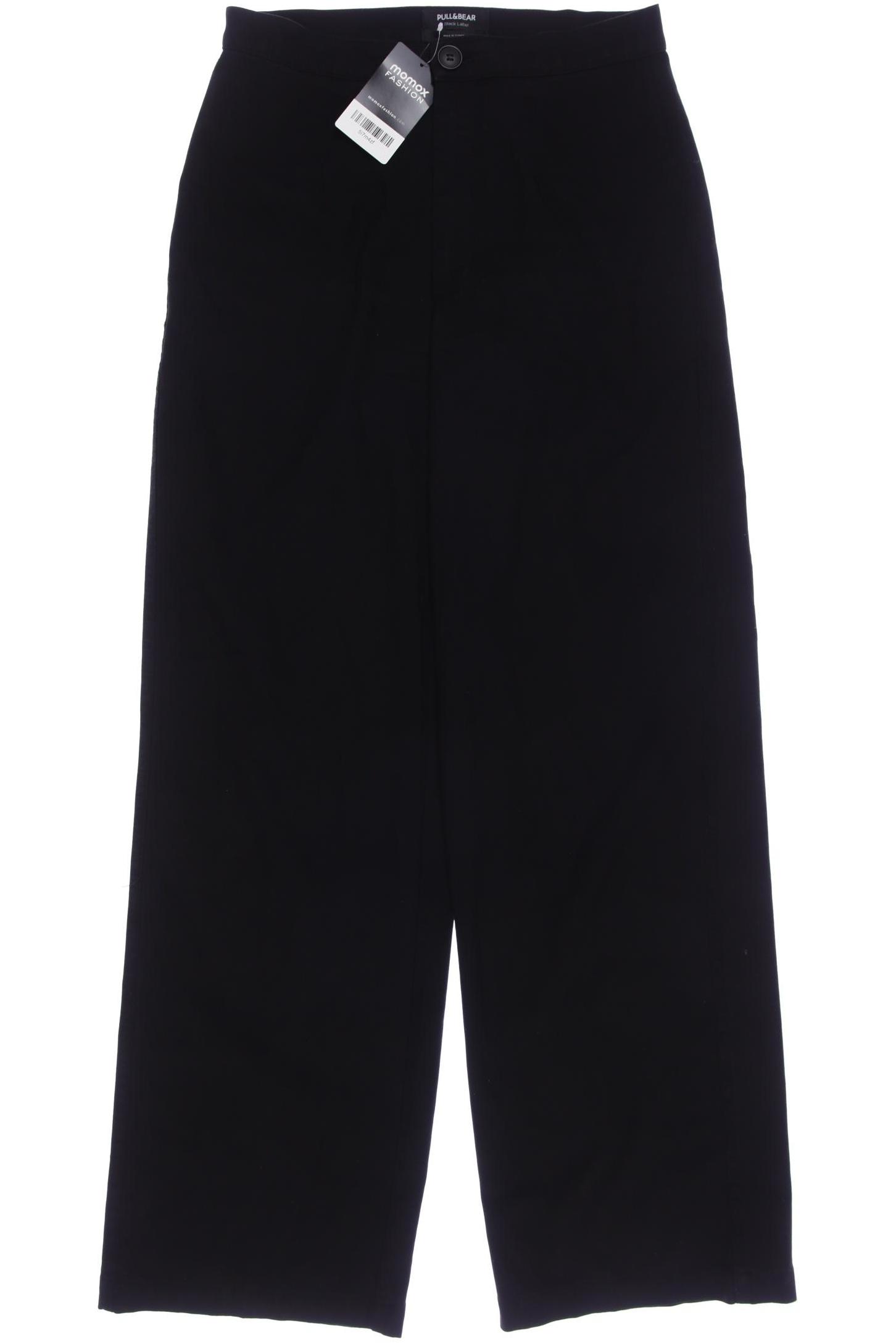 

Pull & Bear Damen Stoffhose, schwarz, Gr. 0