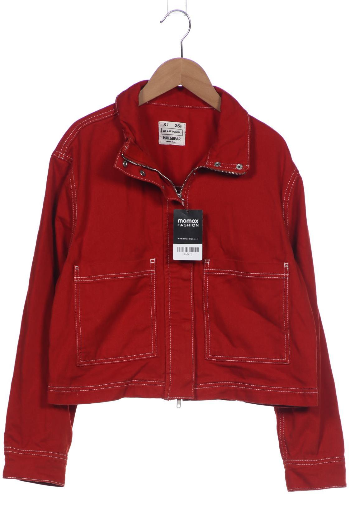 

Pull & Bear Damen Jacke, rot, Gr. 36