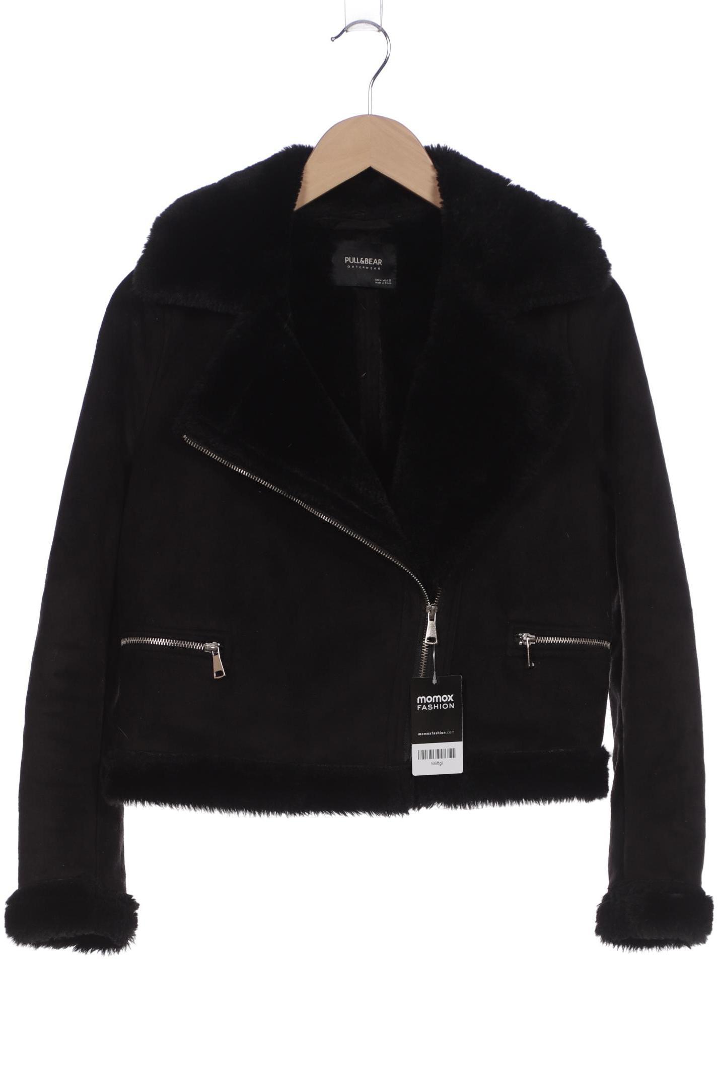 

Pull & Bear Damen Jacke, schwarz, Gr. 38