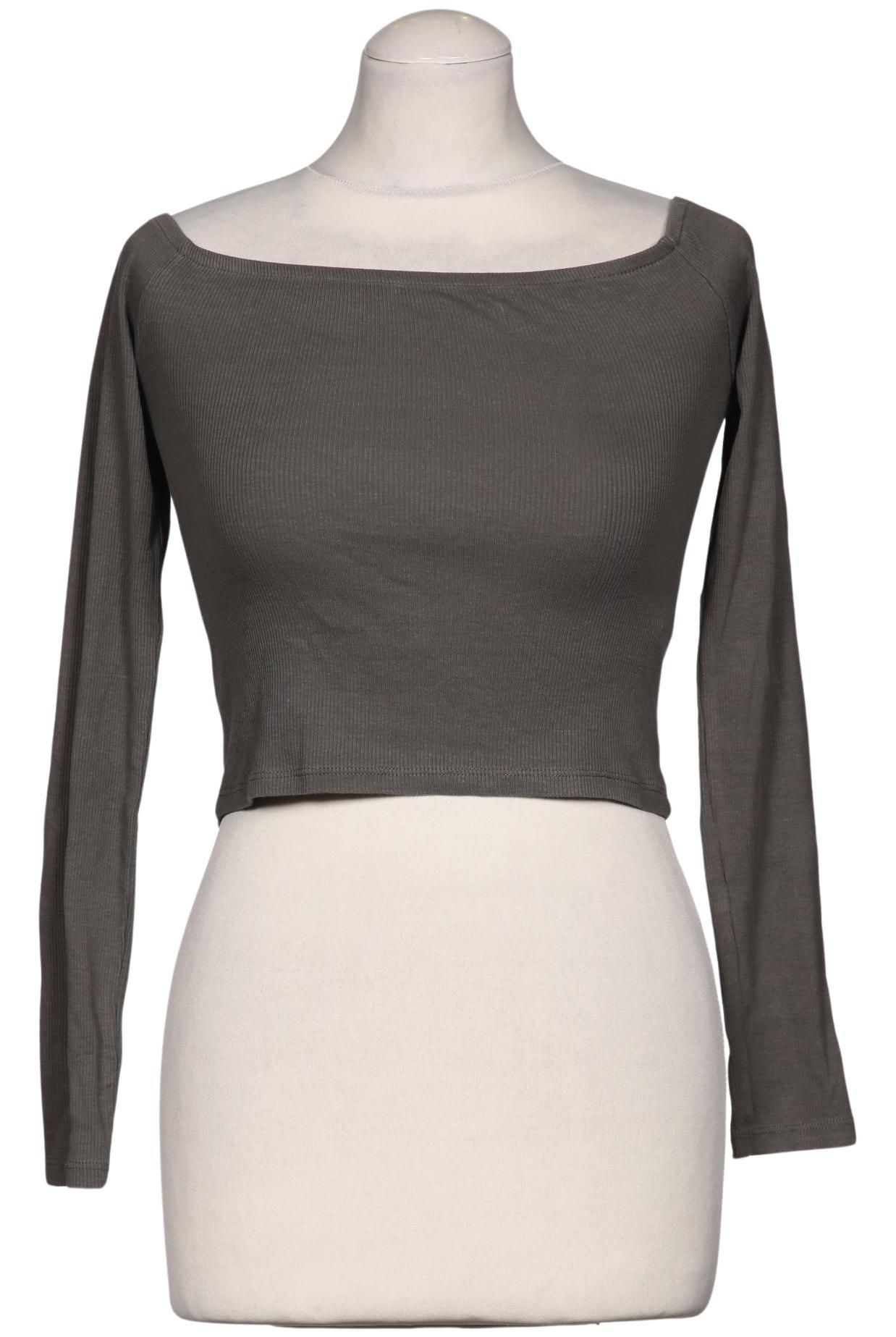 

Pull & Bear Damen Langarmshirt, grau, Gr. 38