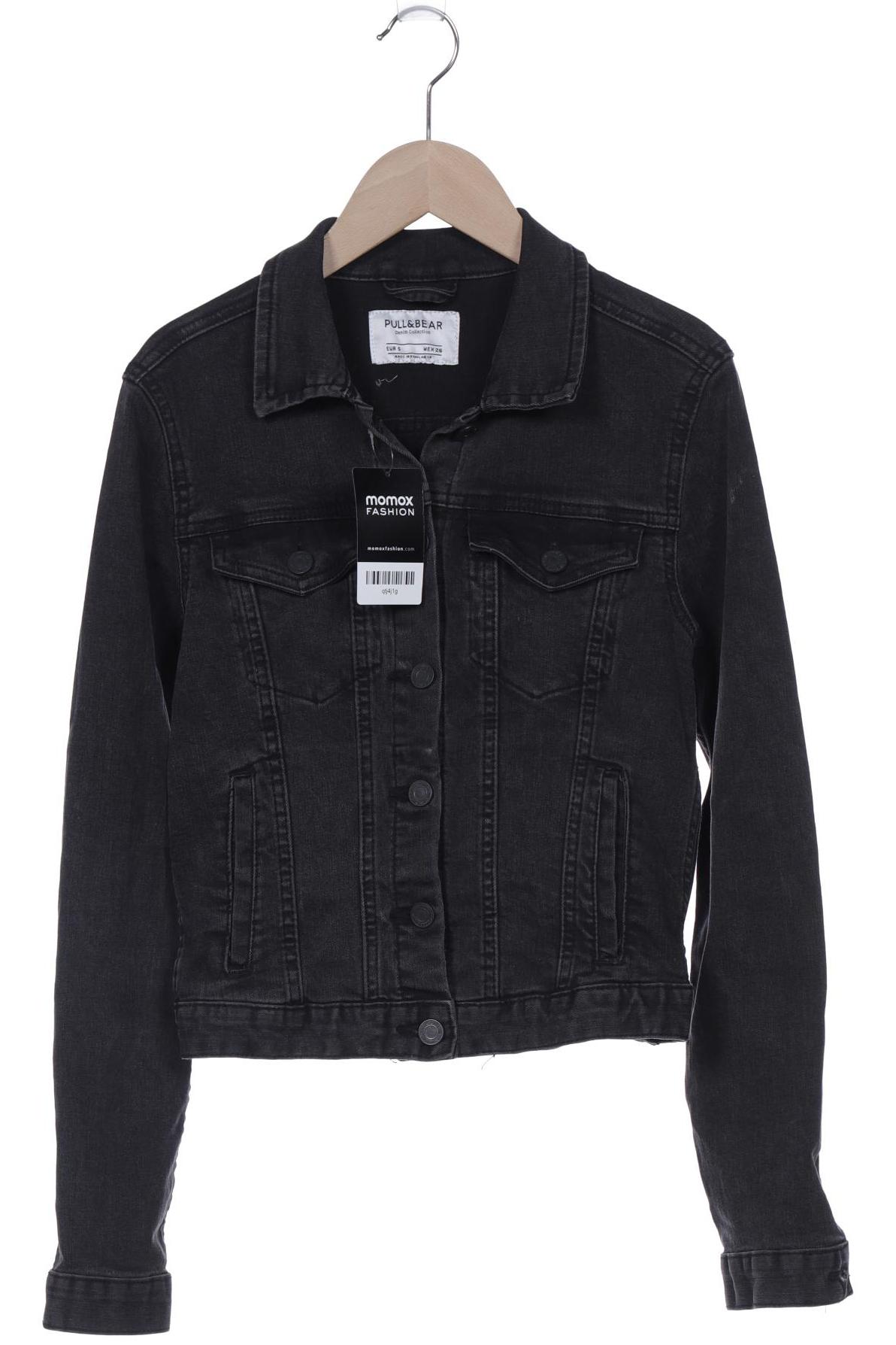 

Pull & Bear Damen Jacke, schwarz, Gr. 36