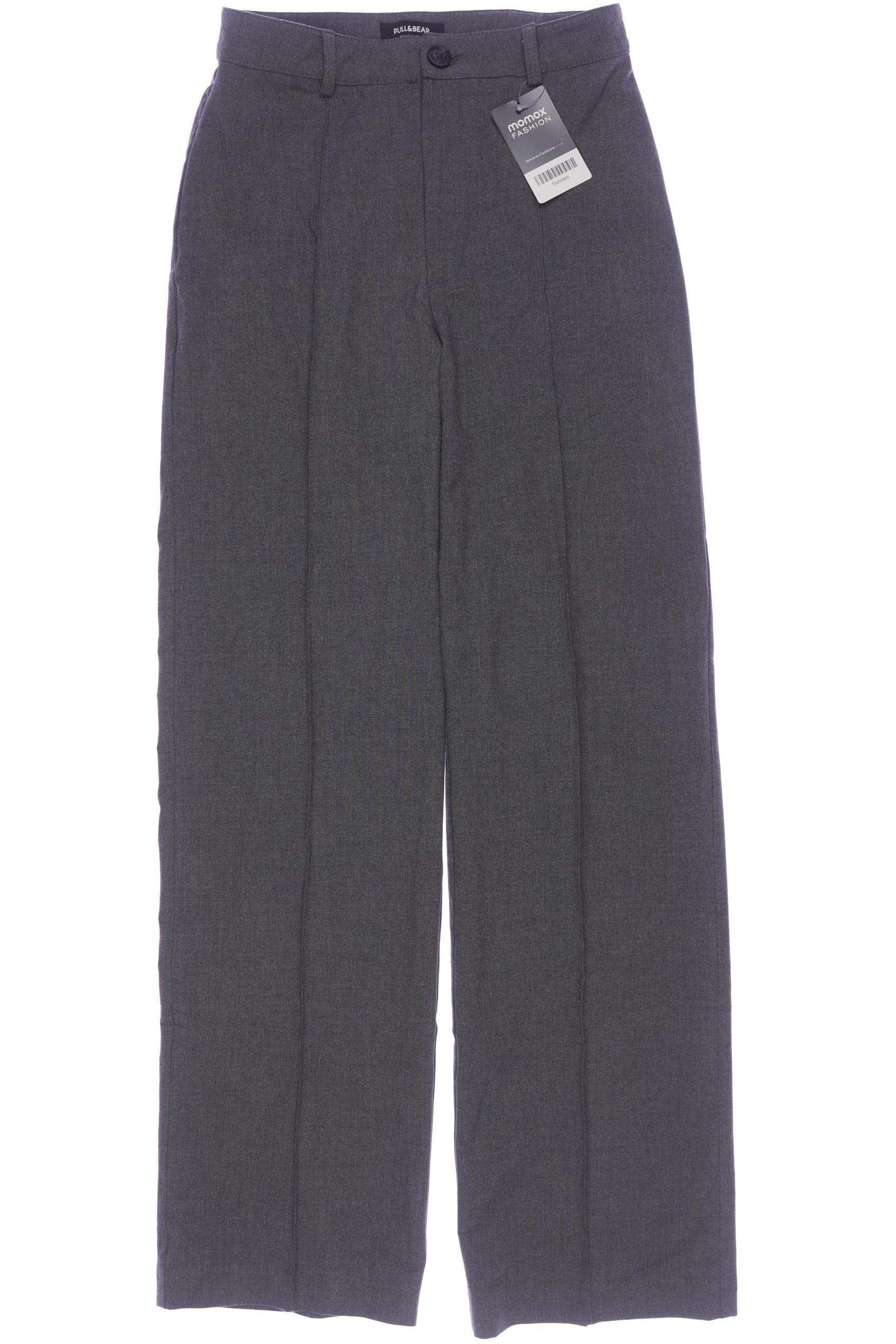 

Pull & Bear Damen Stoffhose, grau, Gr. 0