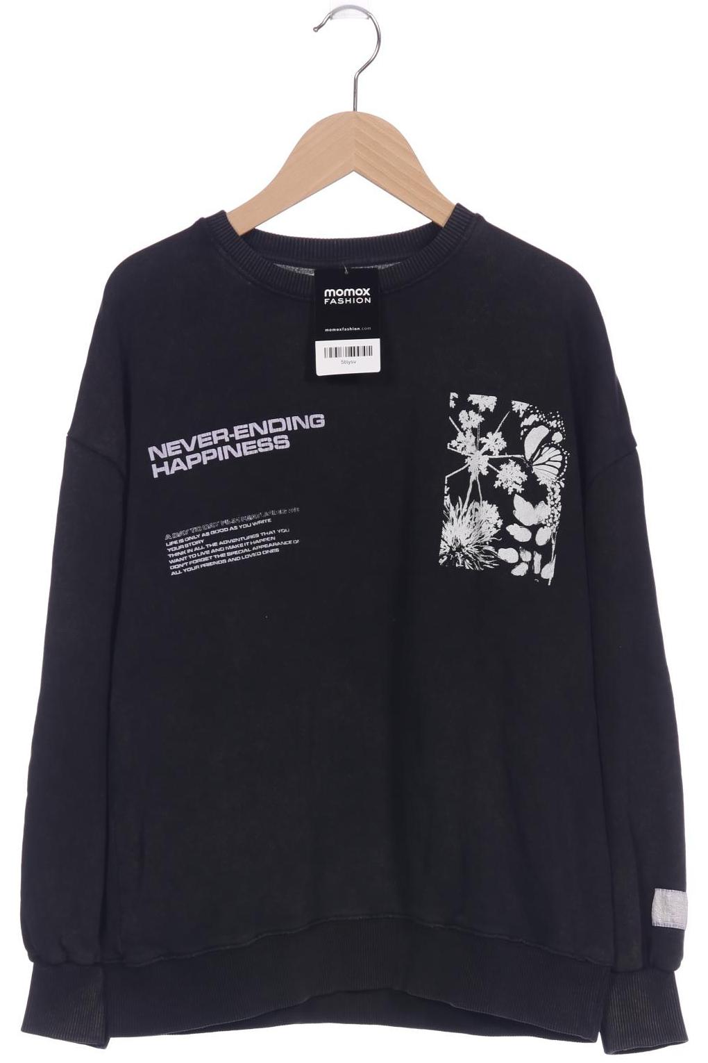 

Pull & Bear Damen Sweatshirt, schwarz, Gr. 34